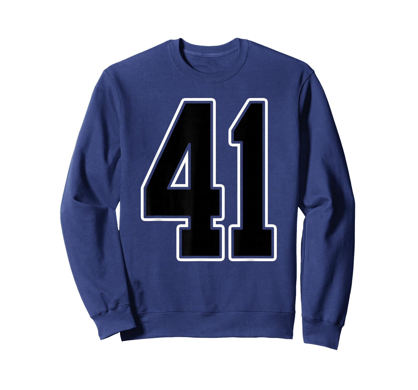 Black and White Number 41 Jersey Player Uniform #41 Fan T-Shirt