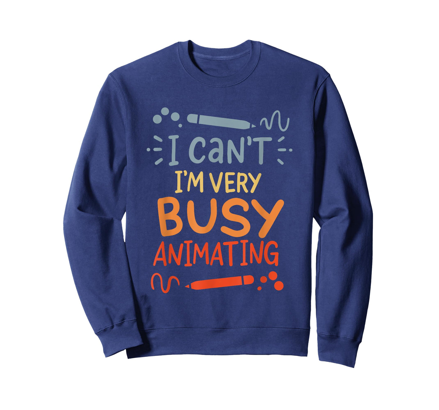 Funny Animation Artist T-Shirts Unisex-Adults Black Cartoon T-Shirt Small
