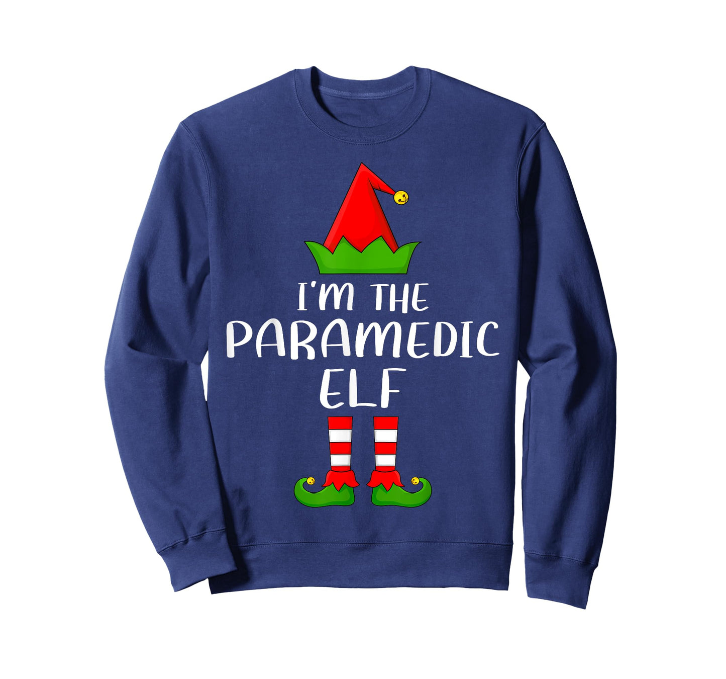 Matching Family Group I'm The Paramedic Elf Christmas T-Shirt