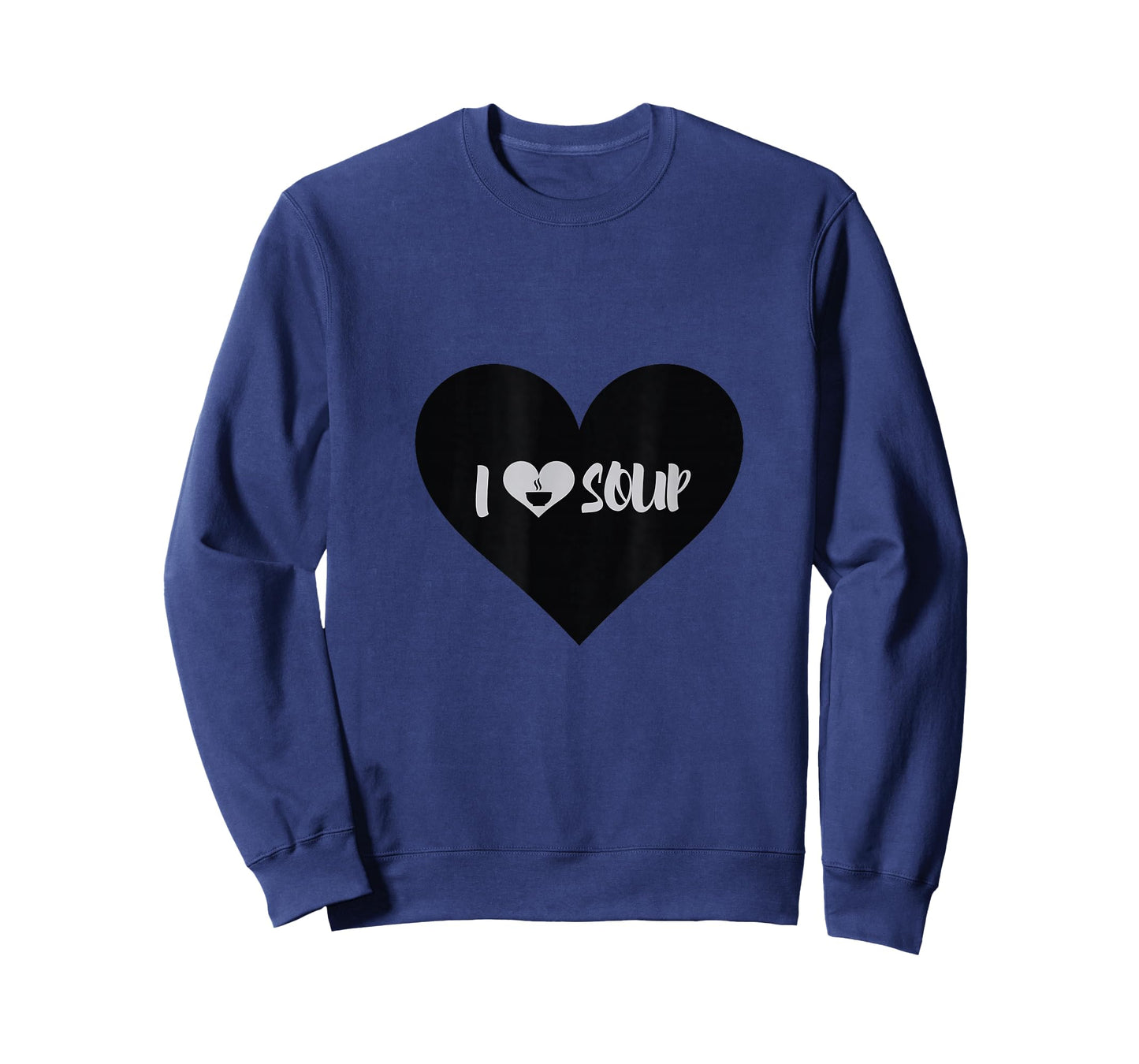 I Love Soup Gift Heart Shape Design T-Shirt