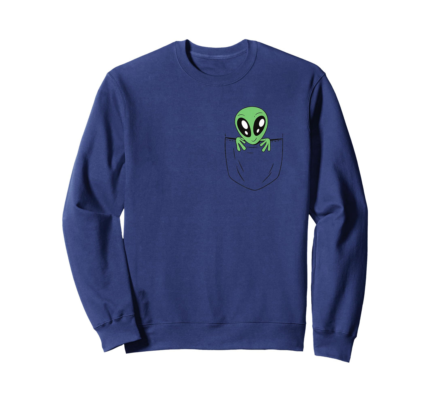Green Alien in a Bag, Fun Sci-Fi Graphics T-Shirt