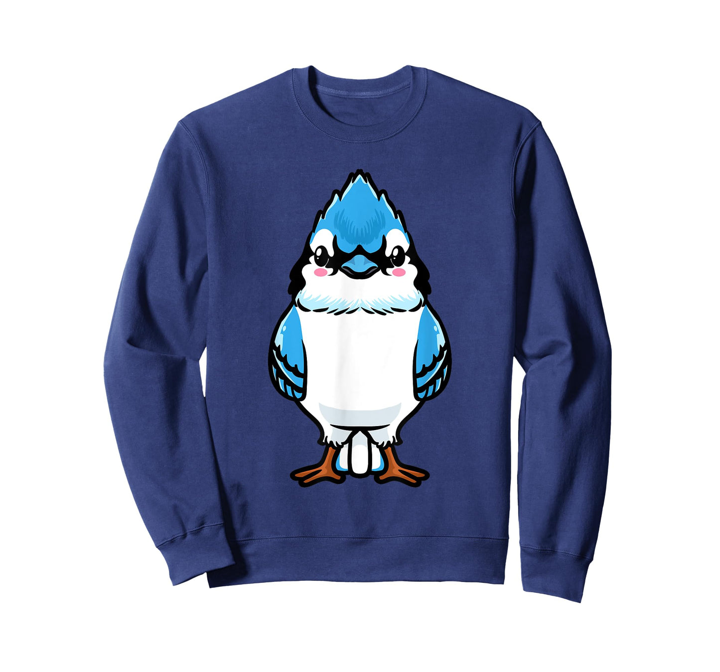 Luvevebluejaytha Blue Jay Bird Cyanocitta Cristata Design Unisex T-Shirt, Black, Small, Short Sleeve, Classic Fit, Cotton Blend, Bird Print Design, Blended Fabric