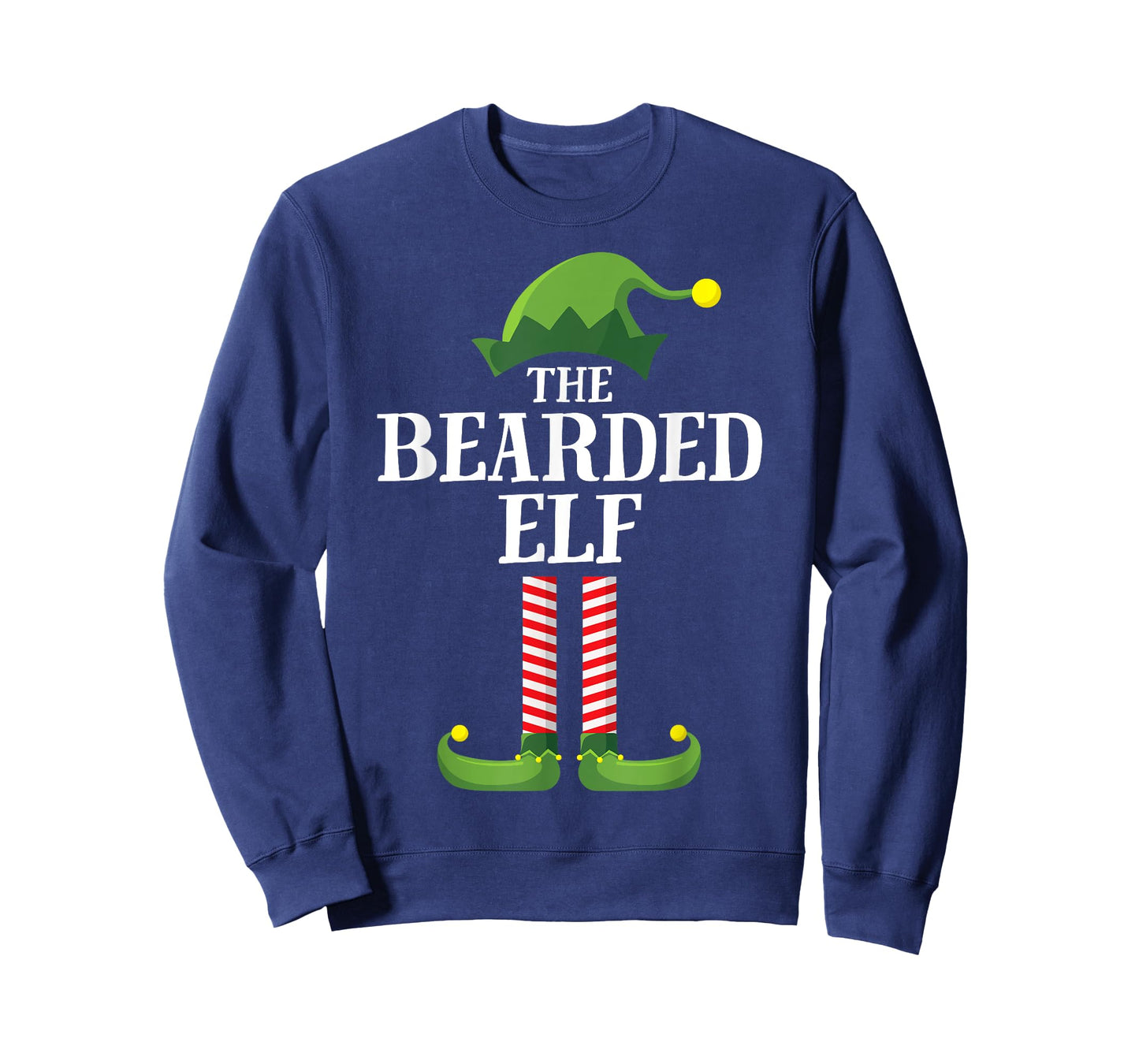 Bearded Elf Matching Family Group Christmas Party Pyjamas T-Shirt