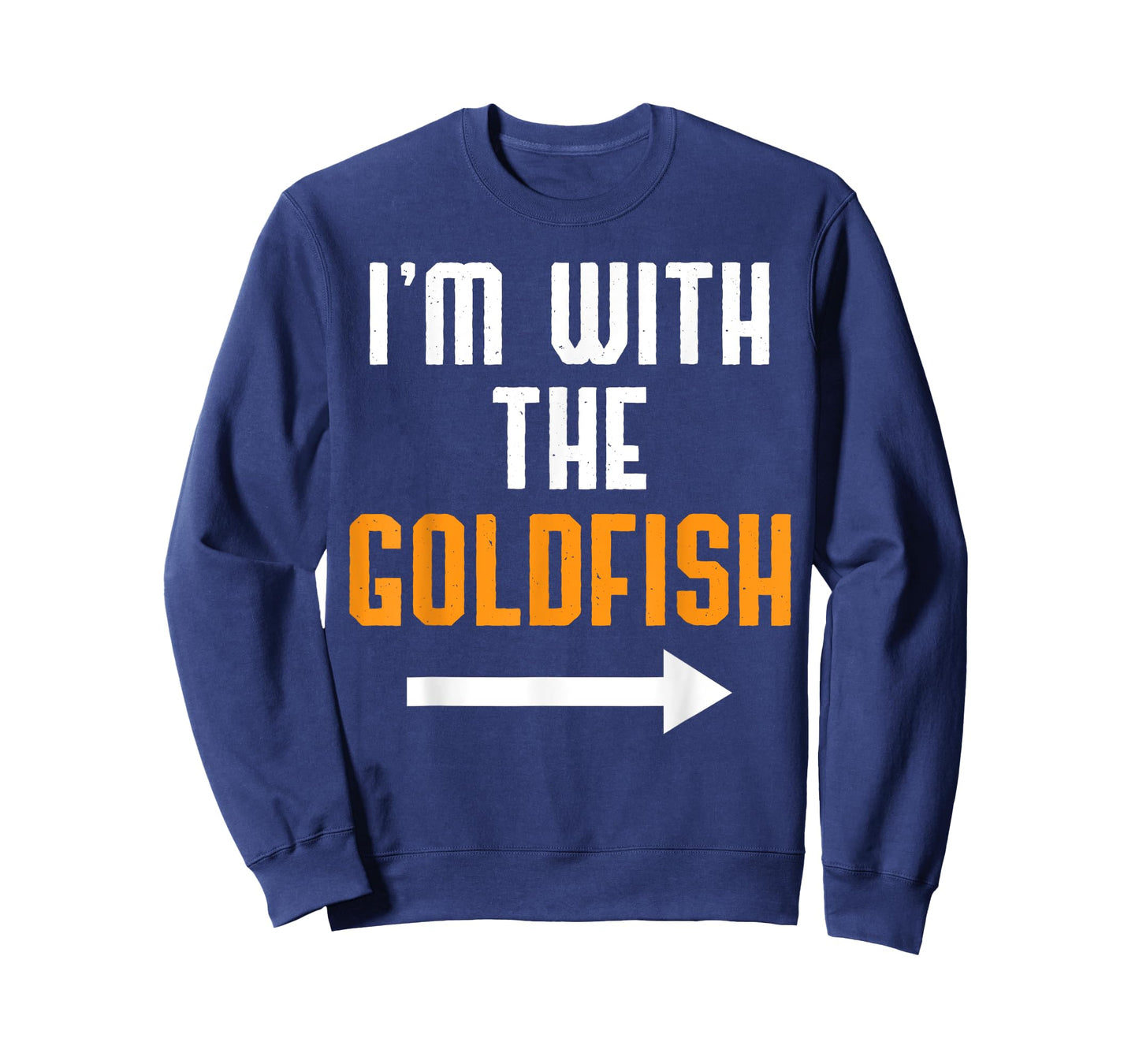 I'm With The Goldfish Shirt Costume Funny Halloween Couple T-Shirt