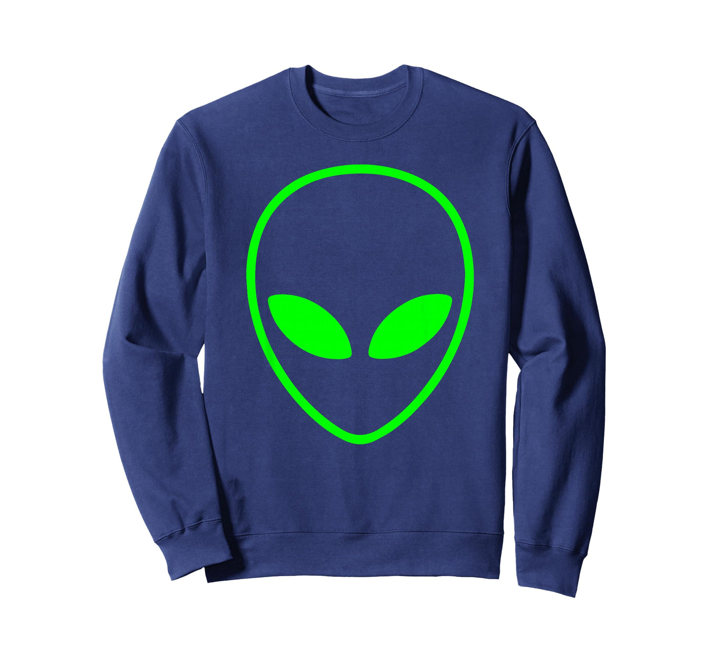 Green Alien Head T-Shirt