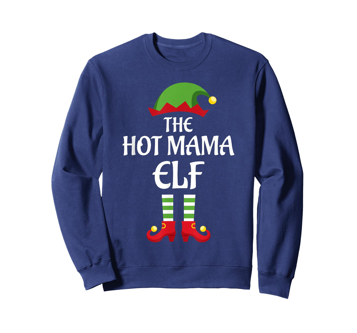 Hot Mama Elf Family Matching Group Christmas T-Shirt