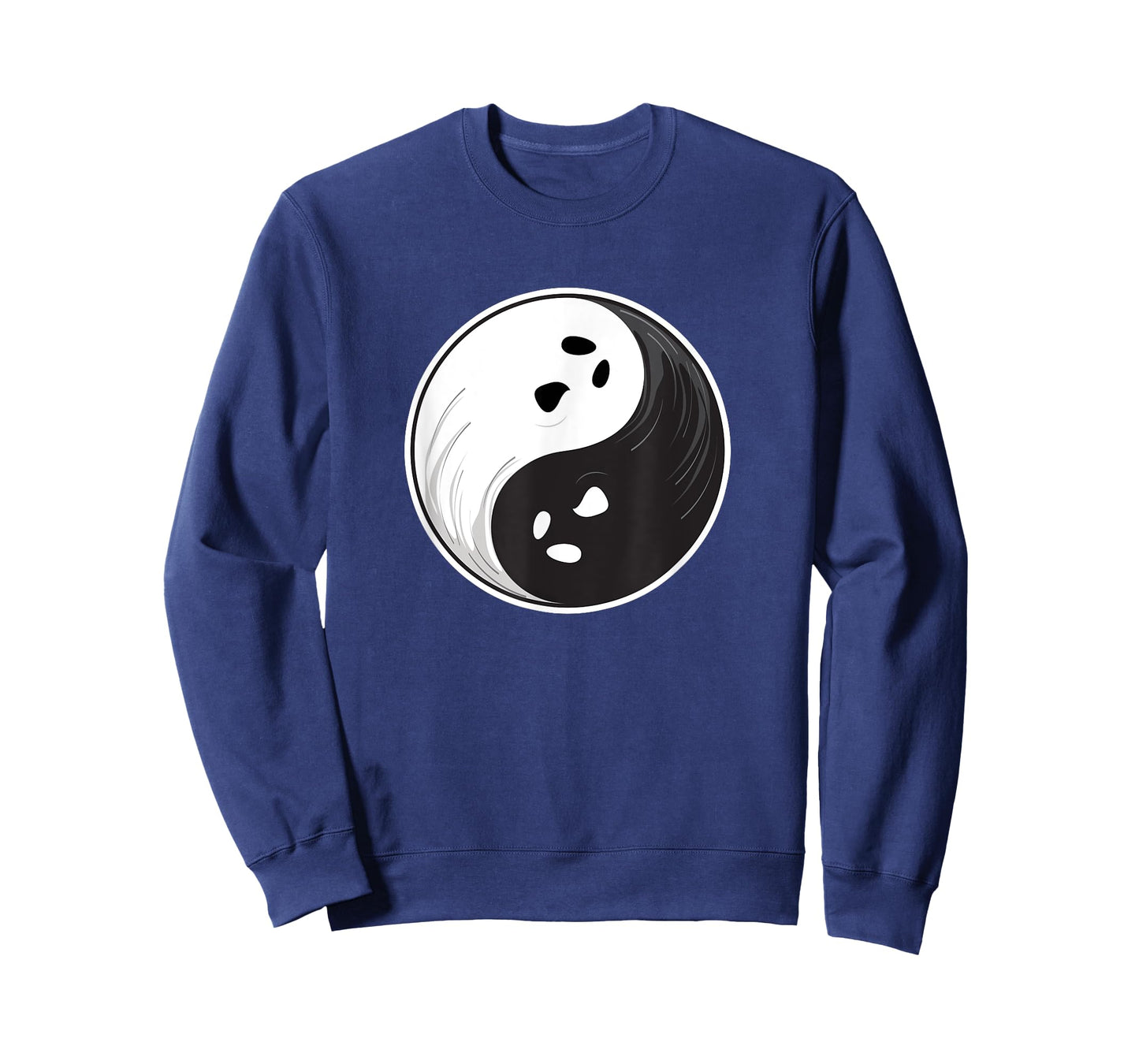 Halloween Ghosts Yin Yang T-Shirt
