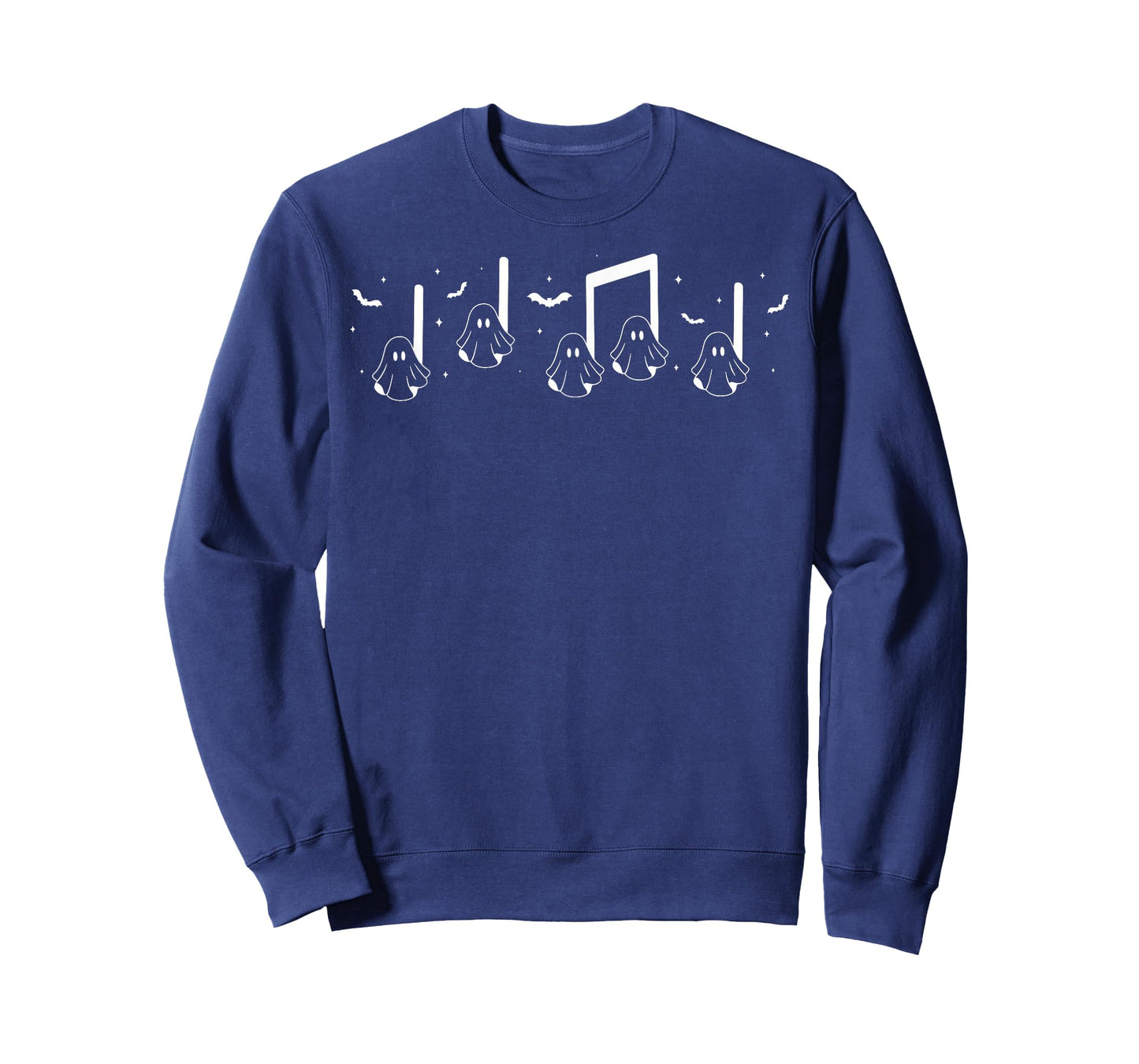 Musical Notes Ghost Halloween Music Teacher Piano Instructor T-Shirt