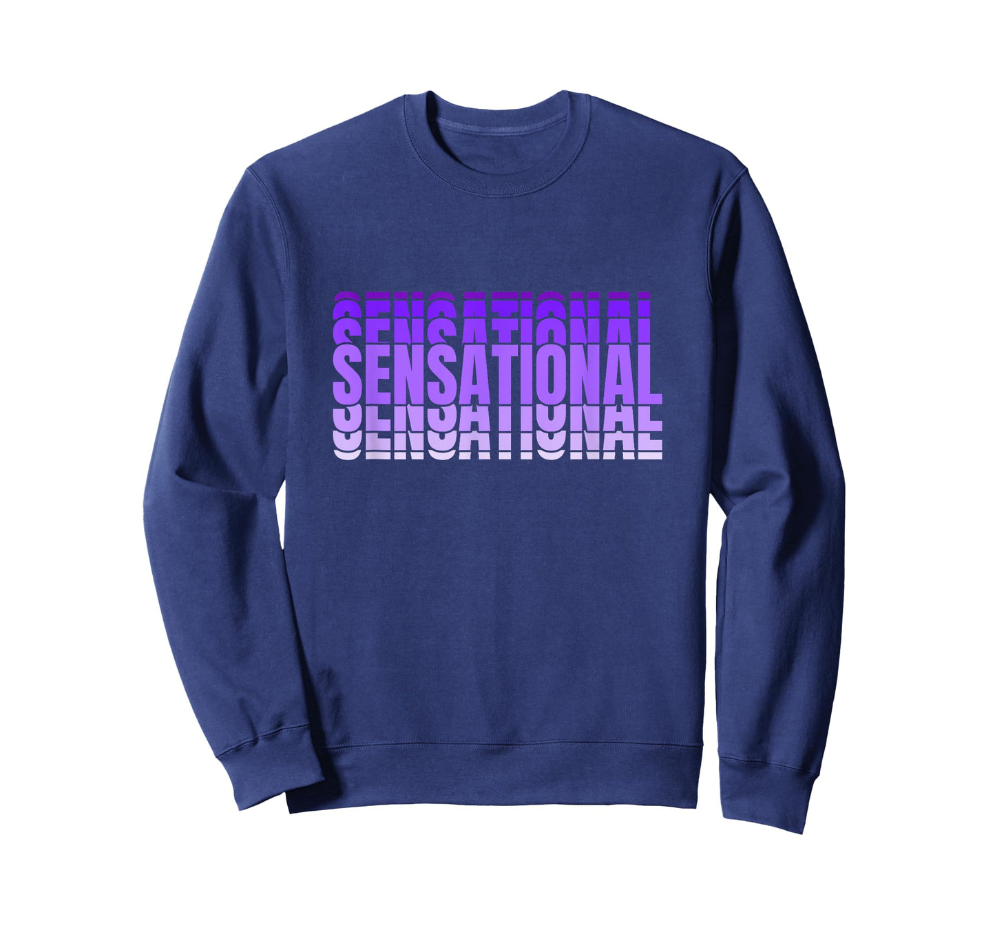 Purple Sensational Purple Color Graphic T-Shirt