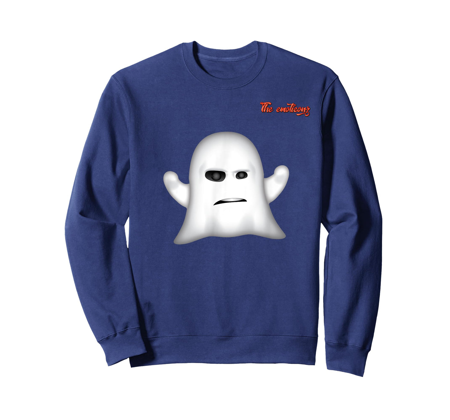emoji frowning angry ghost face T-Shirt