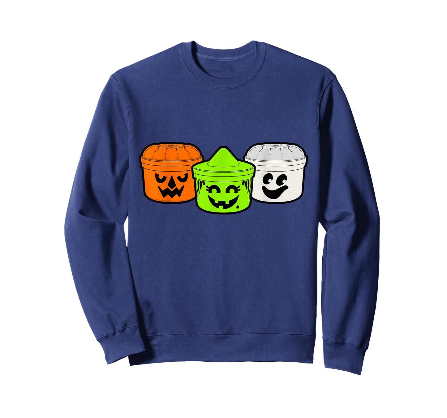 Boo Buckets Halloween Pumpkin Witch And Ghost T-Shirt