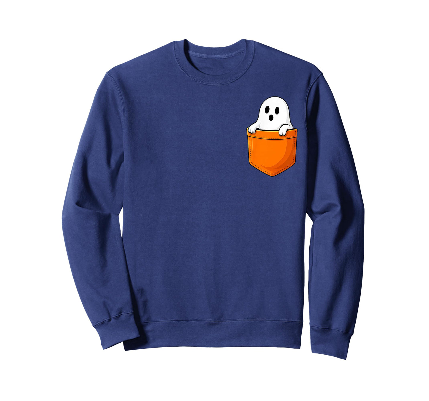 Ghost in Pocket Halloween Spooky Funny Boo Costume T-Shirt