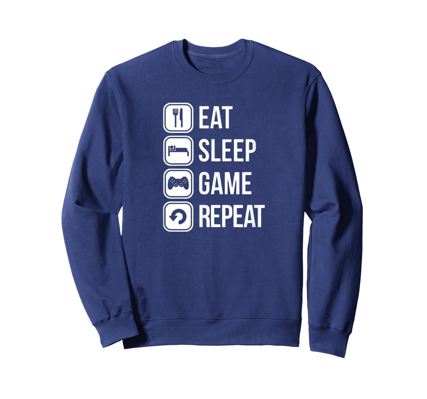 Eat Sleep Game Repeat Gaming Gamer New T-Shirt Tee Top Shirt T-Shirt