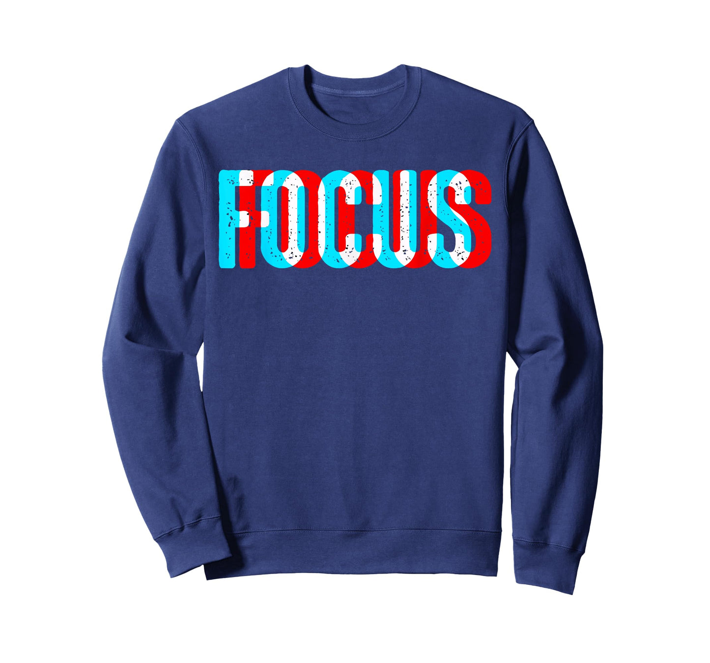 Focus - Optical Illusion Trippy Motivational T-Shirt