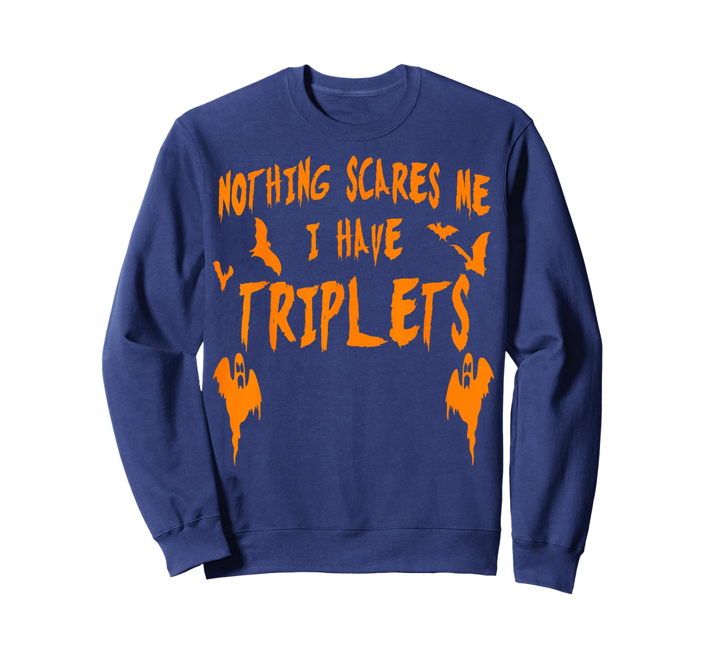 I Have Triplets Funny Halloween T-shirt Triplet Parents