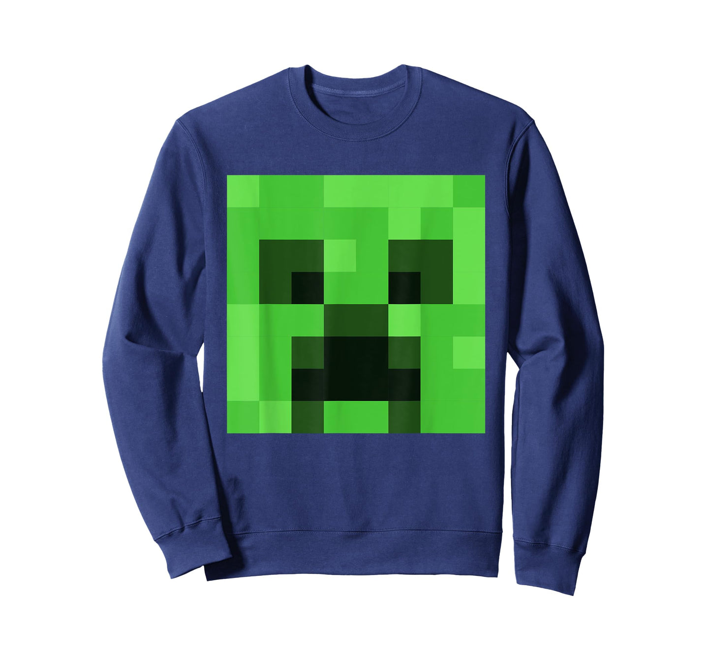 Minecraft Creeper Pixelated Big Face Character T-Shirt