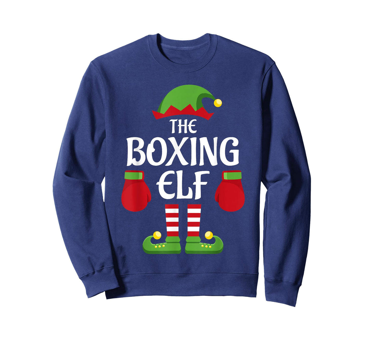 Boxing Elf Family Matching Group Christmas Boxer T-Shirt