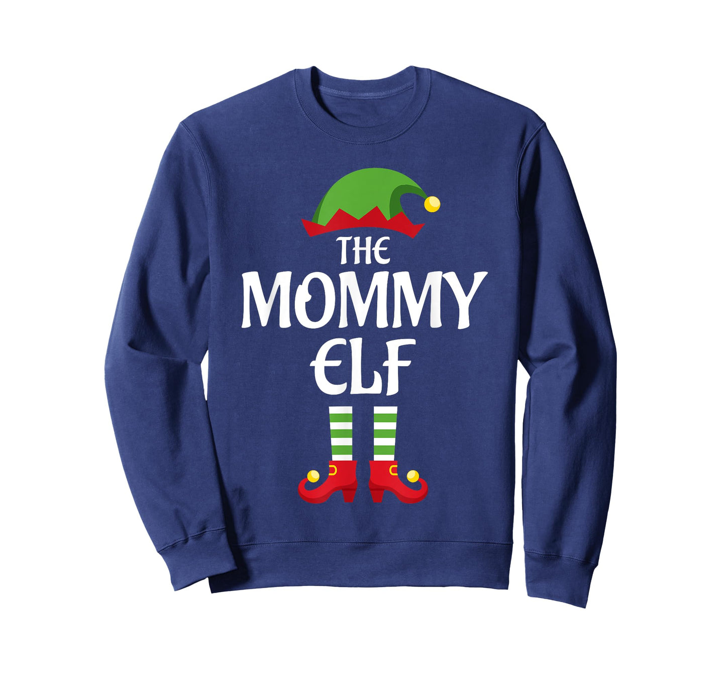 Mommy Elf Family Matching Group Christmas Mom T-Shirt