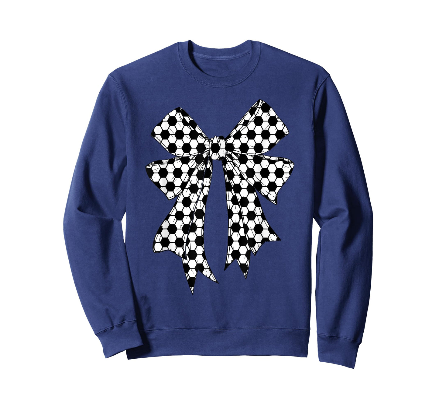 Cute Soccer Ball Coquette Bow For Women Girl Soccer Mom Mama T-Shirt
