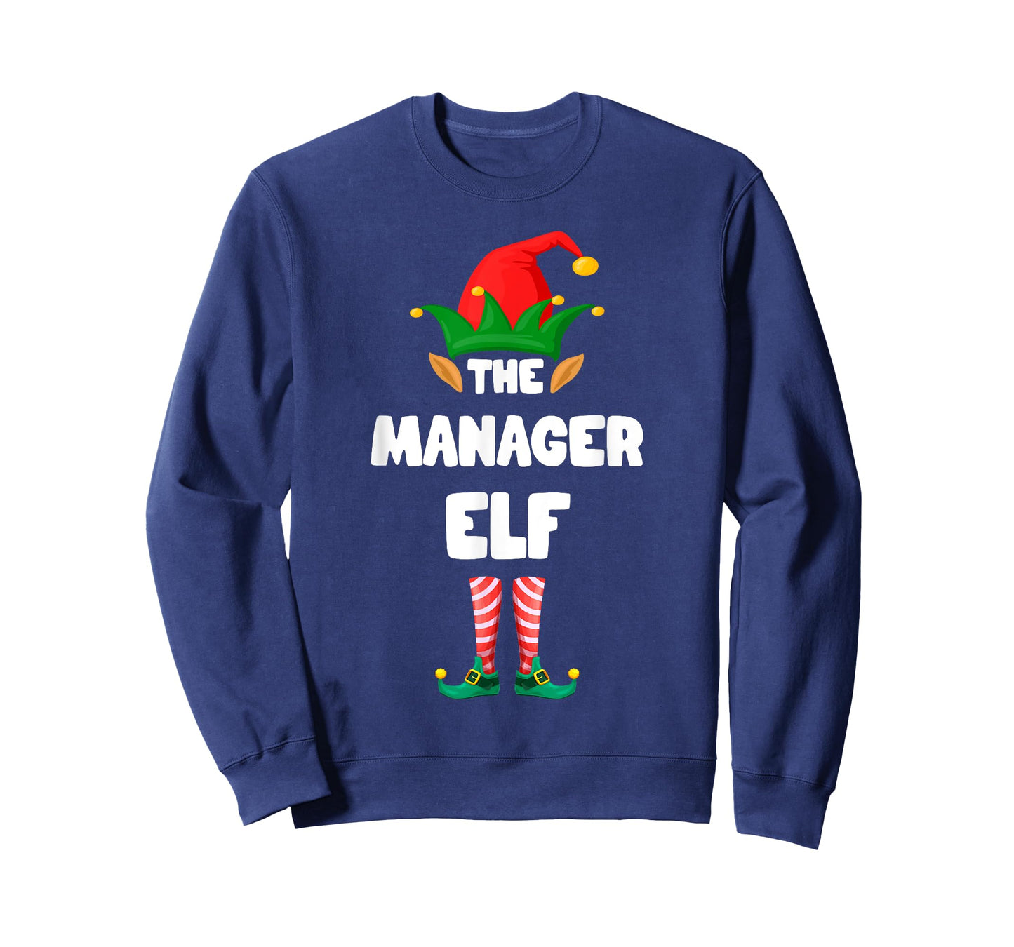 The Manager Elf Squad Family Matching Christmas Xmas T-Shirt