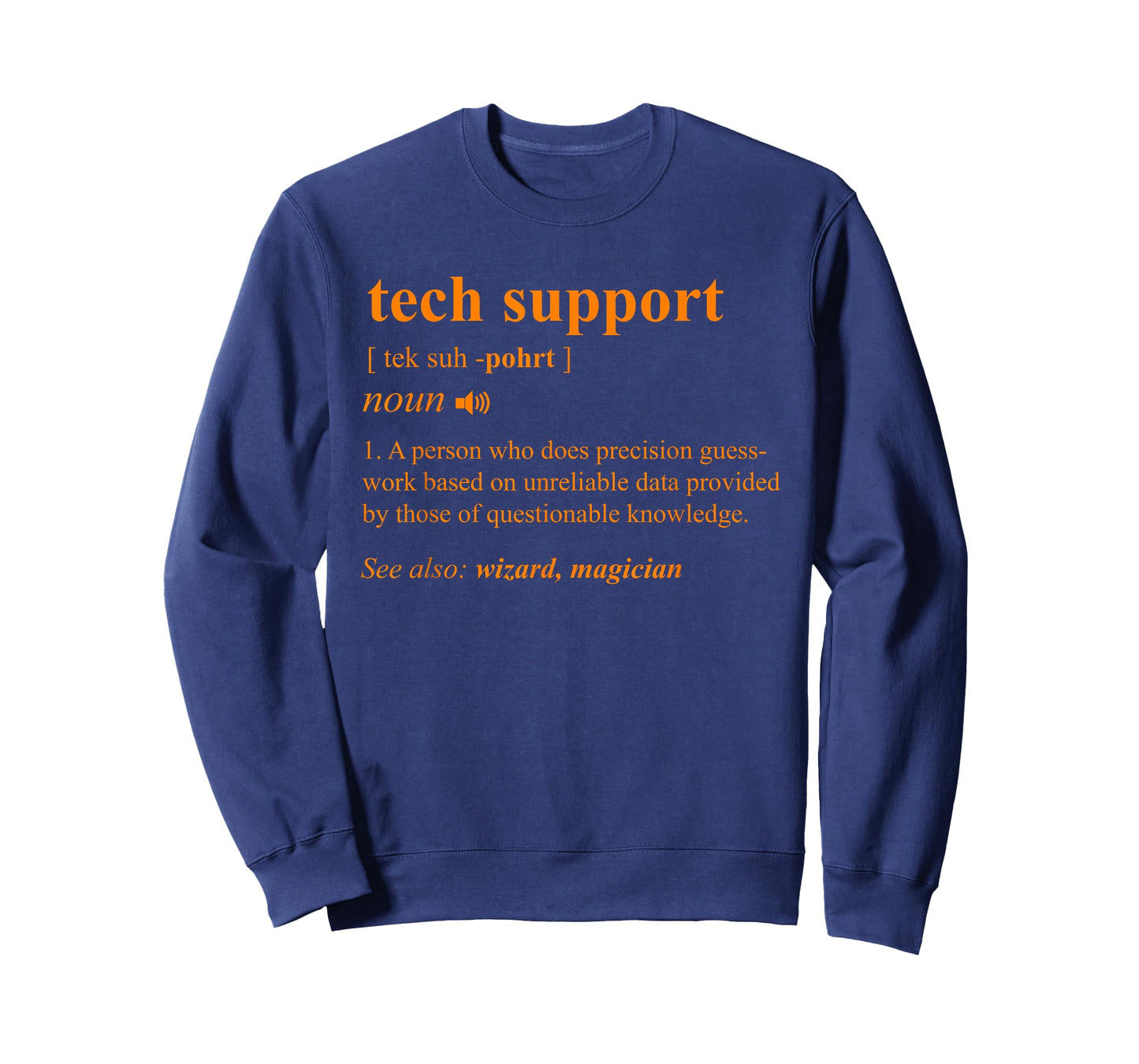 Tech Support Definition Funny Computer Geek Programmer Gift T-Shirt