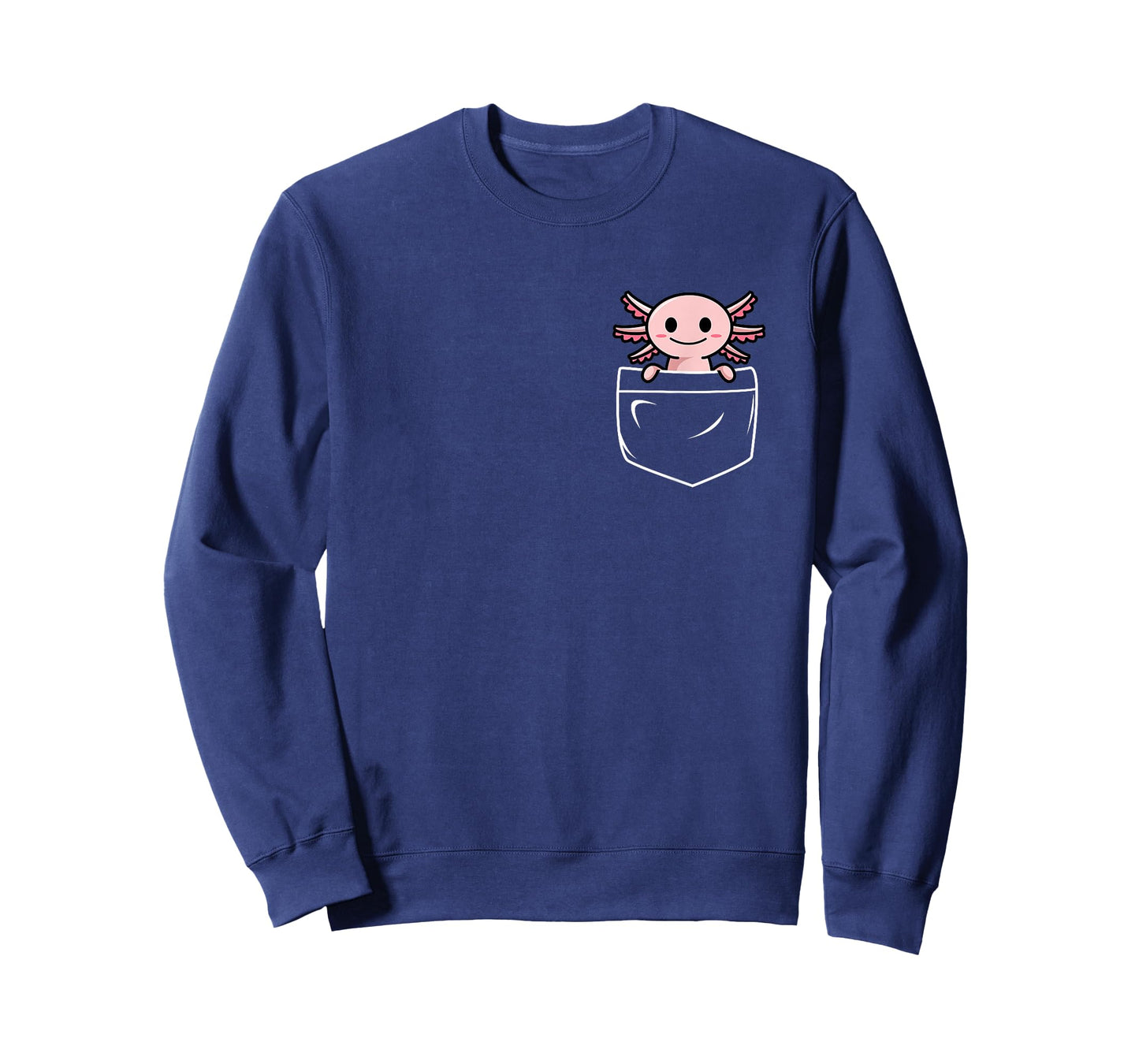 Axolotl in Pocket Kawaii Cute Anime Pet Axolotl Lover Gift T-Shirt