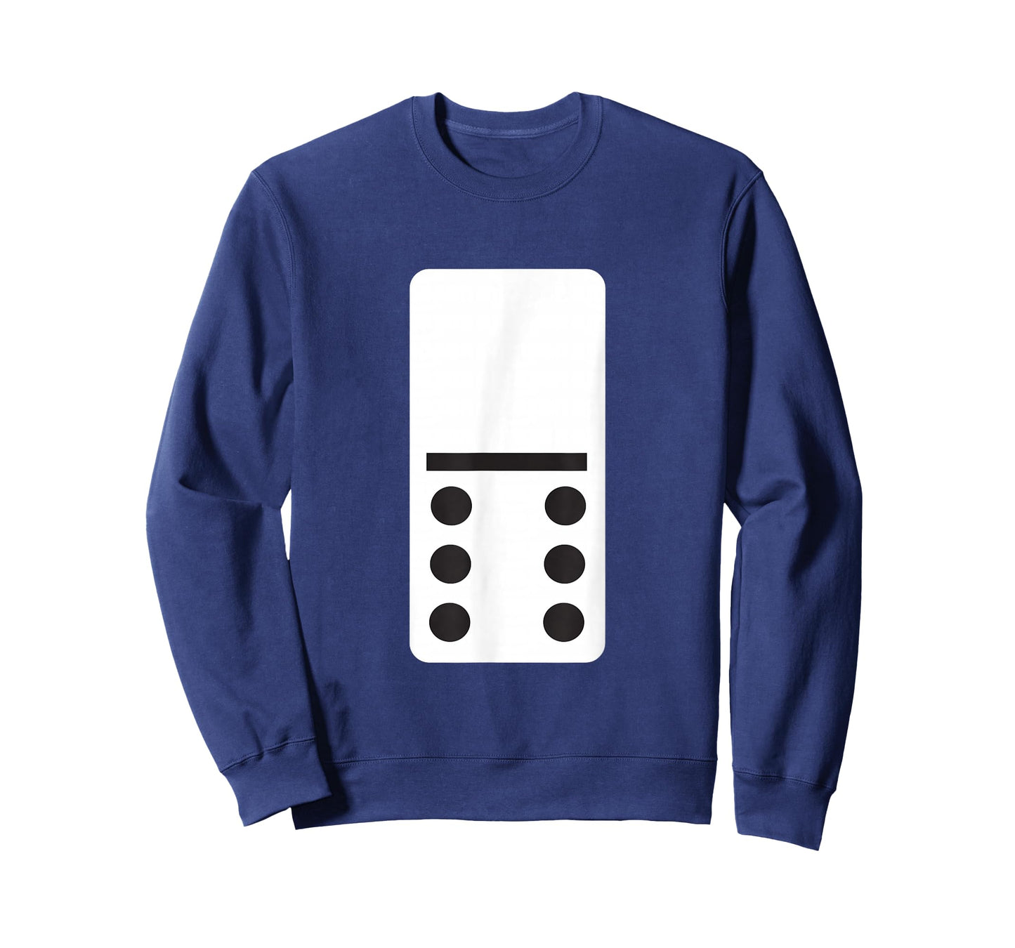 Blank Six Dominoes Costume 0-6 Domino Game Birthday T-Shirt
