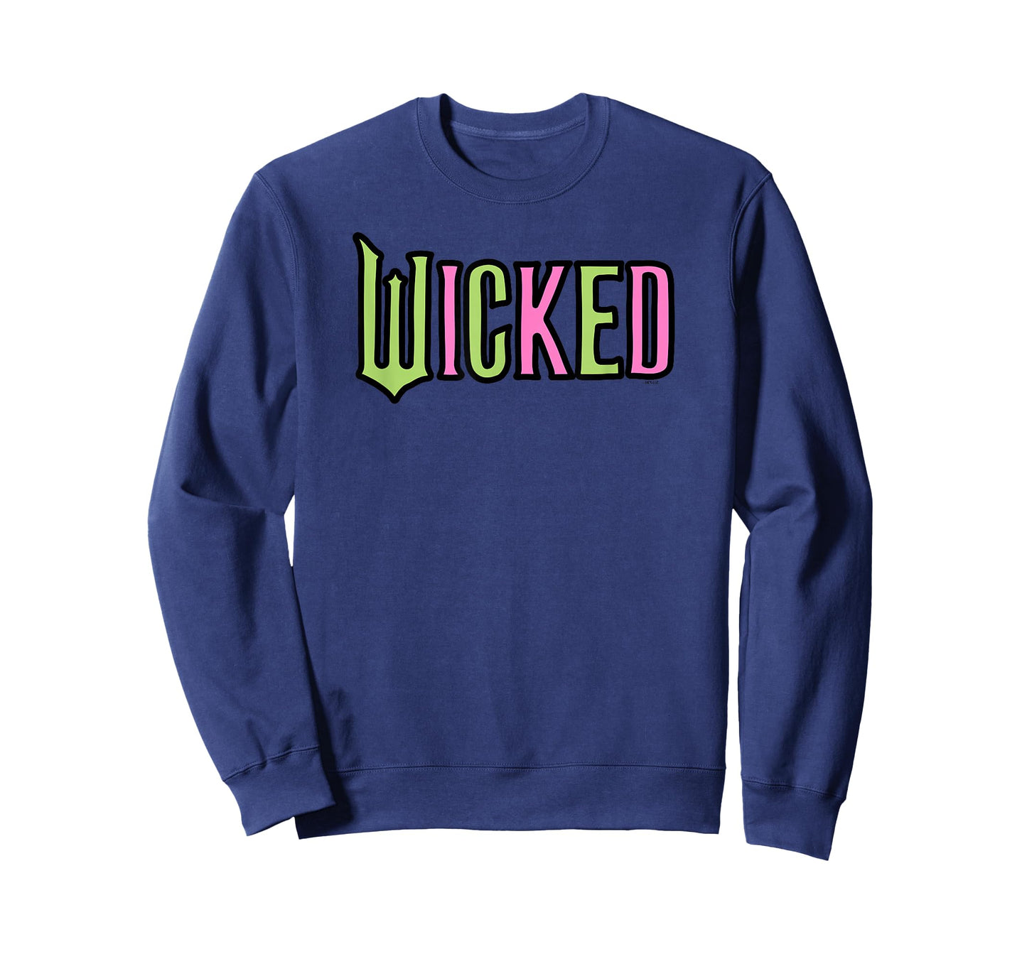 Wicked Logo Pink and Green Playful Cartoon Style T-Shirt