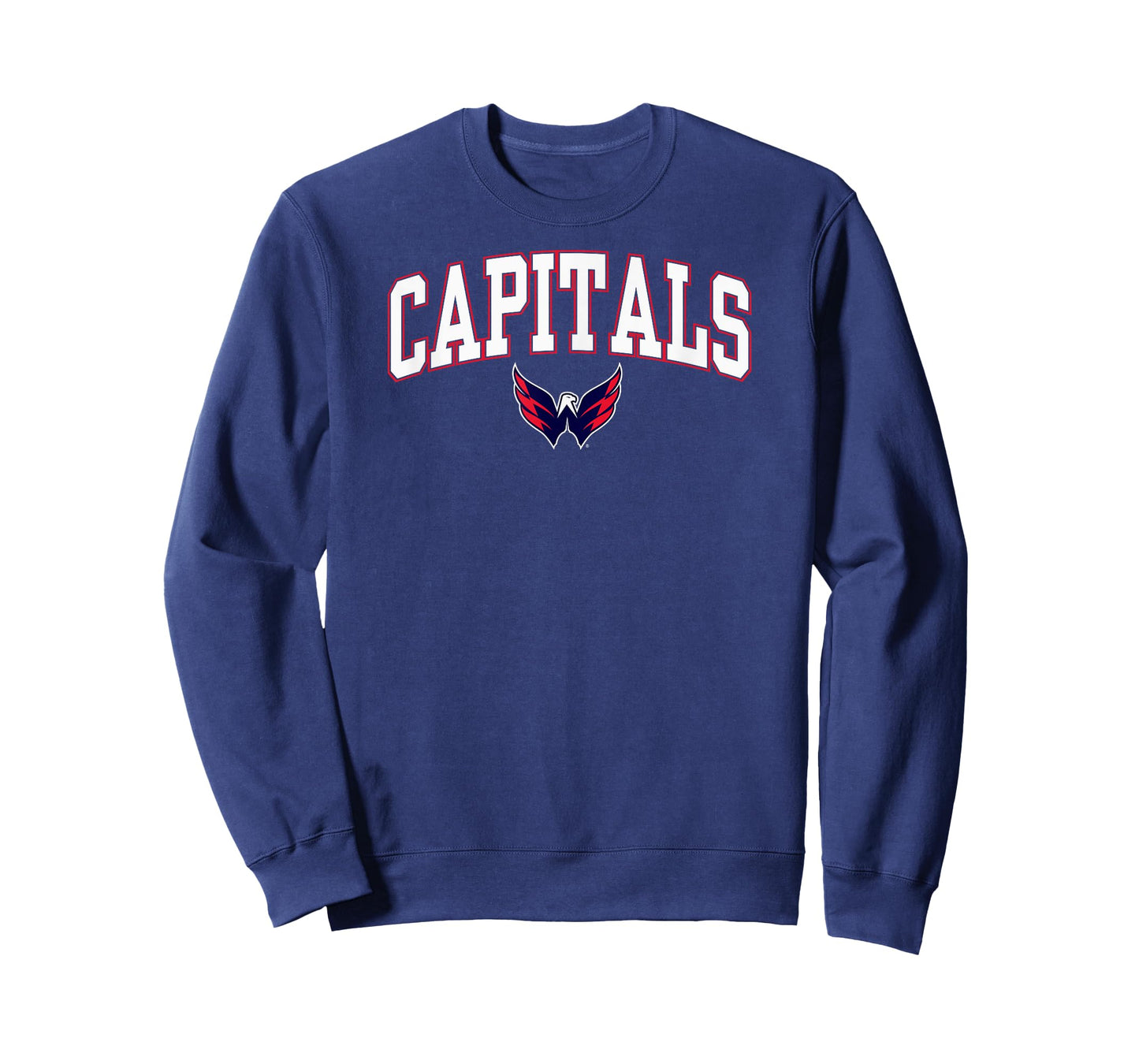 Washington Capitals Arch Over T-Shirt - Black, Small, Unisex-Adults, Short Sleeve, T-Shirt, NHL, Team Logo