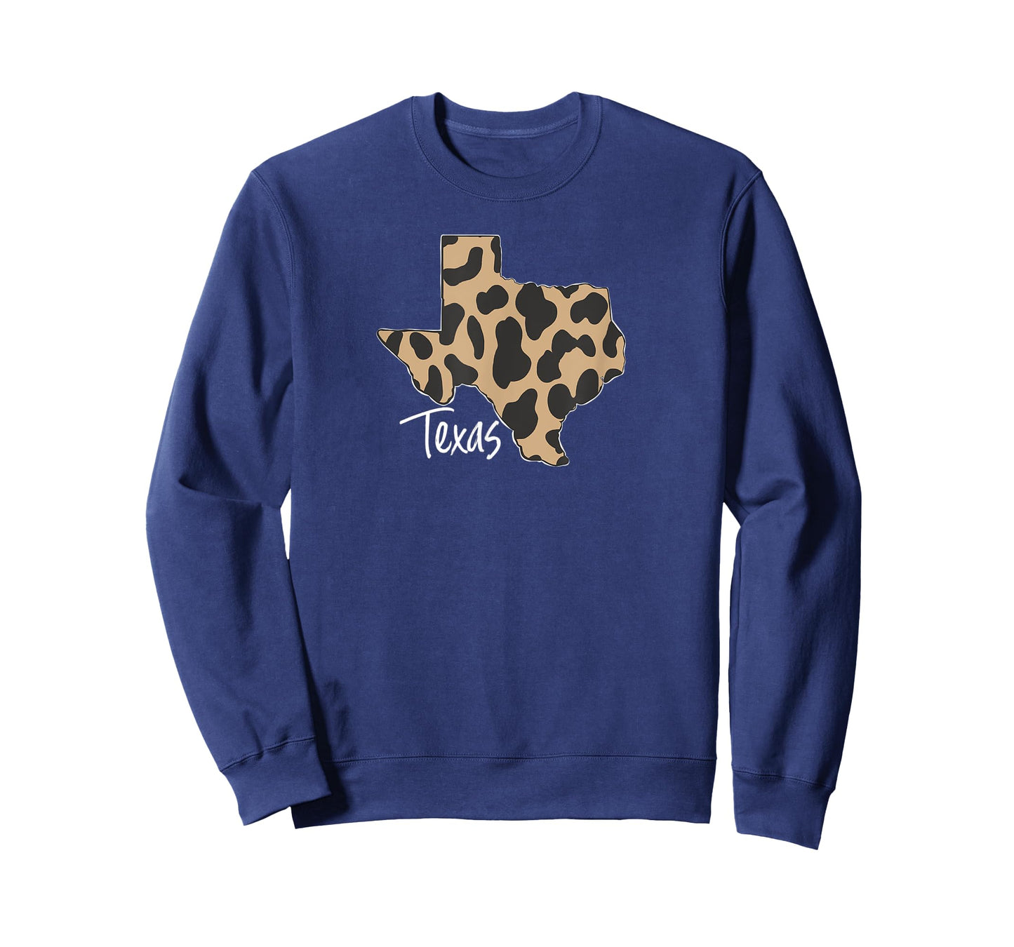 Home State of Texas Leopard Print Design T-Shirt