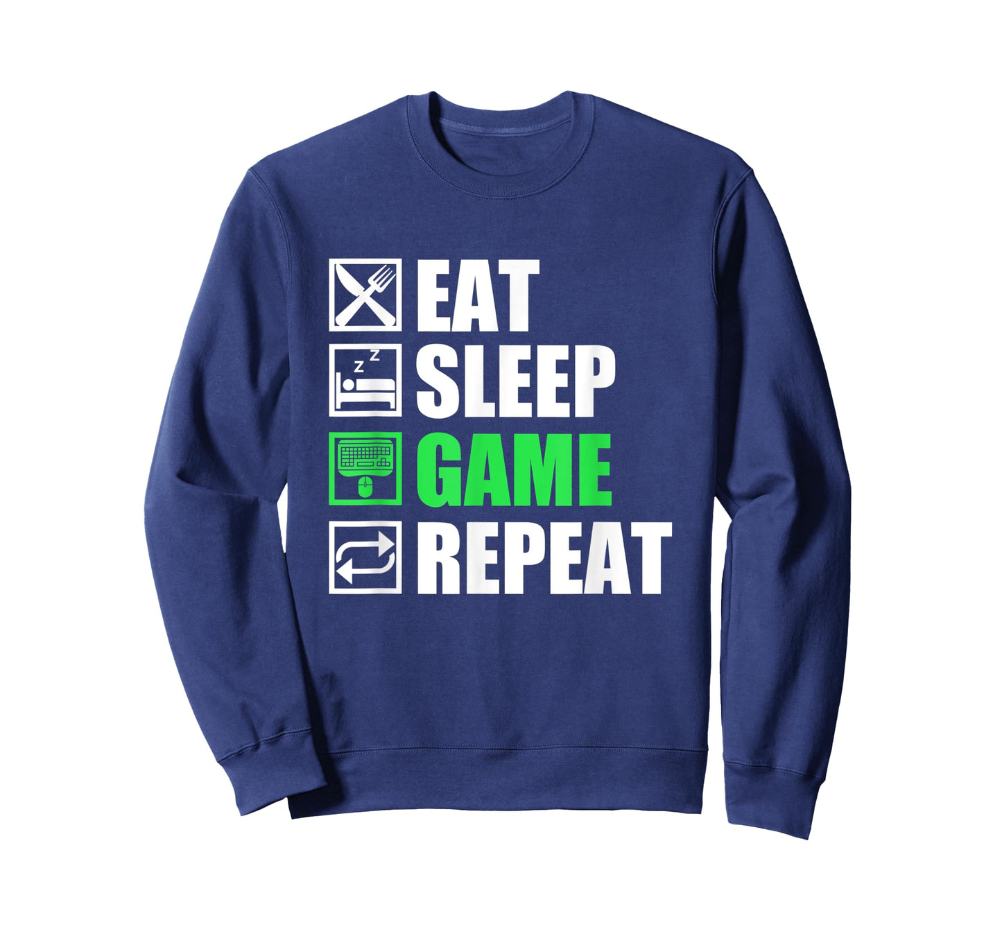 Eat Sleep Game Repeat | PC Gamer T-Shirt
