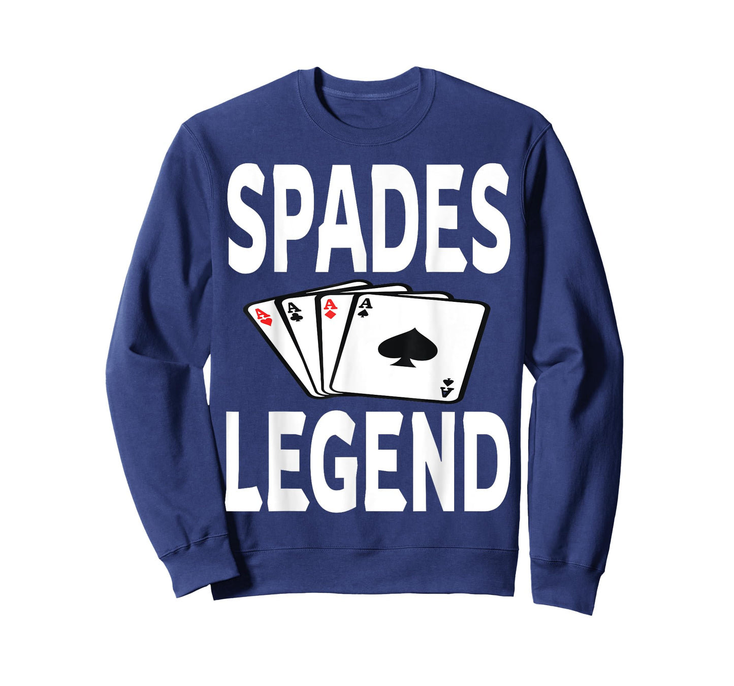 Funny Spades Legend Card Game Winner Winning Humor T-Shirt