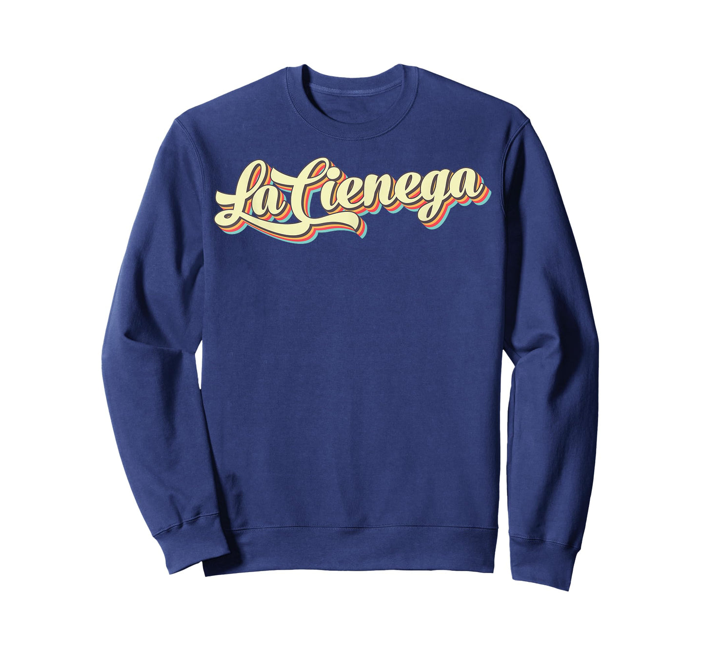 La Cienega TShirt Retro Art Baseball Font Vintage T-Shirt