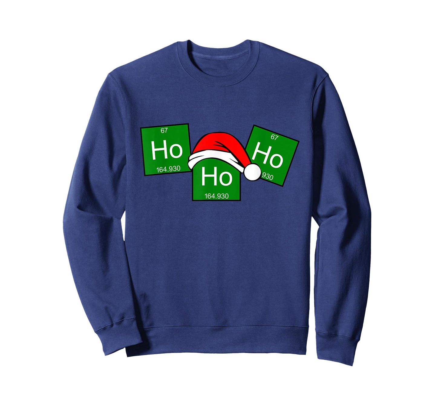 HoHoHo Holmium Chemistry Element Christmas Pun T-Shirt T-Shirt
