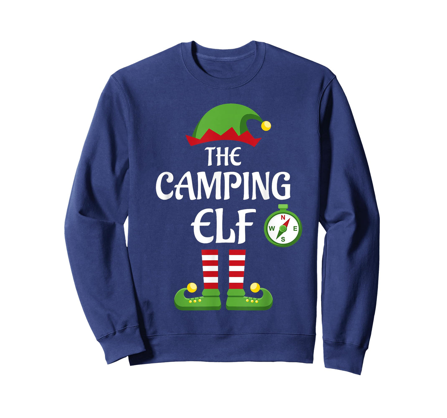 Camping Elf Family Matching Group Christmas T-Shirt