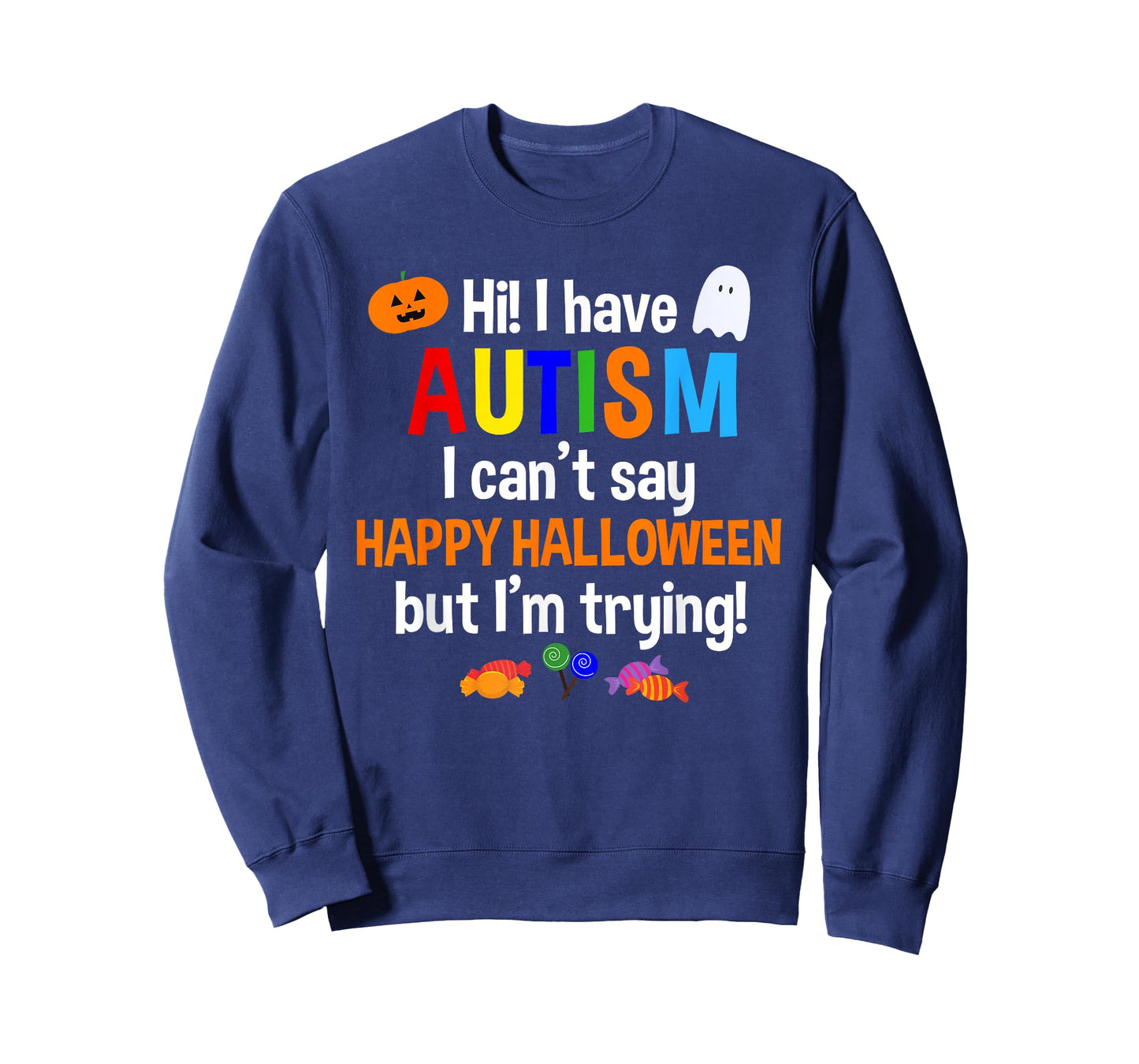 I Have Autism Halloween Shirt Boys Girls Autistic Children T-Shirt