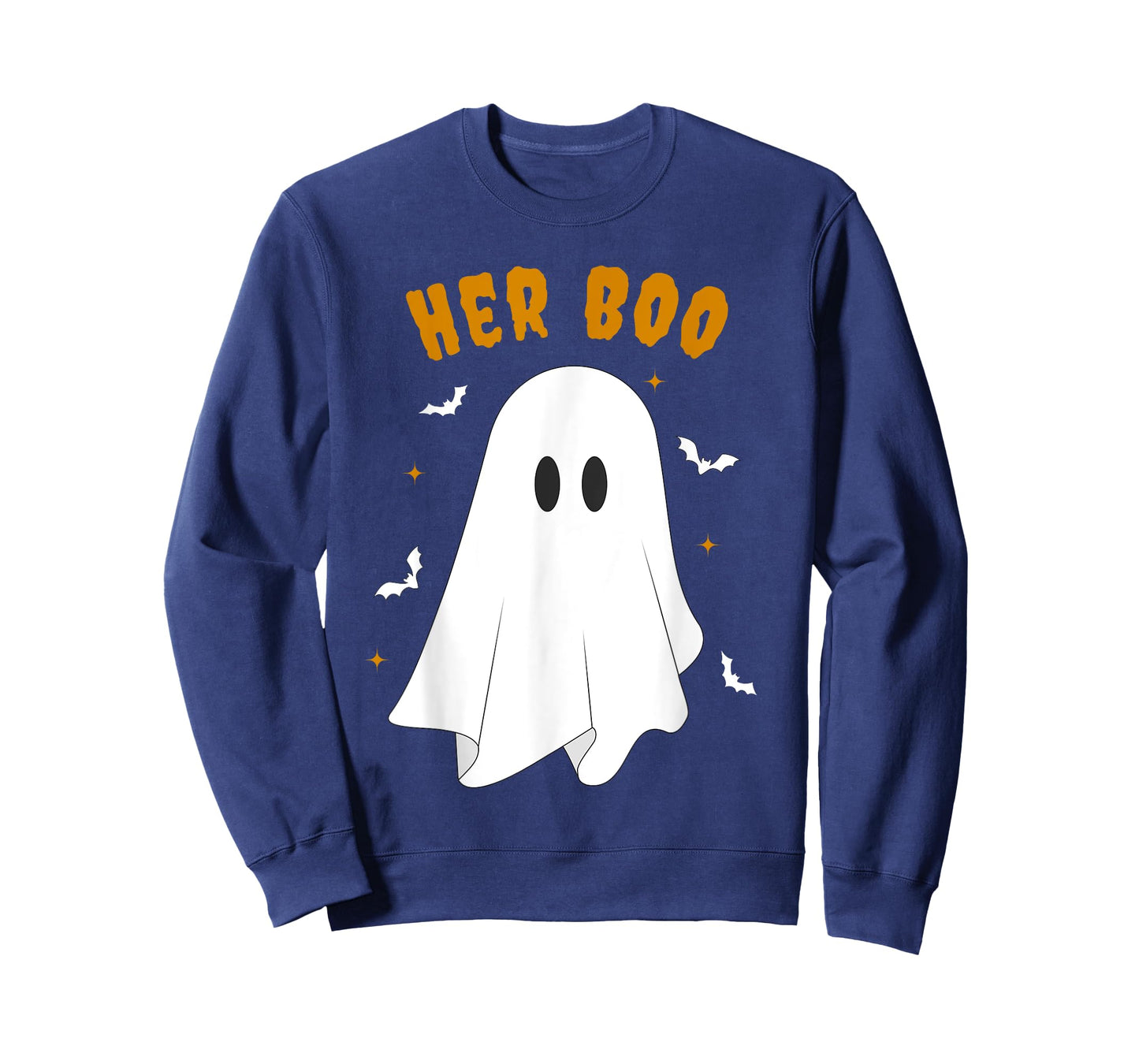 Her Boo & His Boo Funny Matching Halloween Pajama Couples T-Shirt