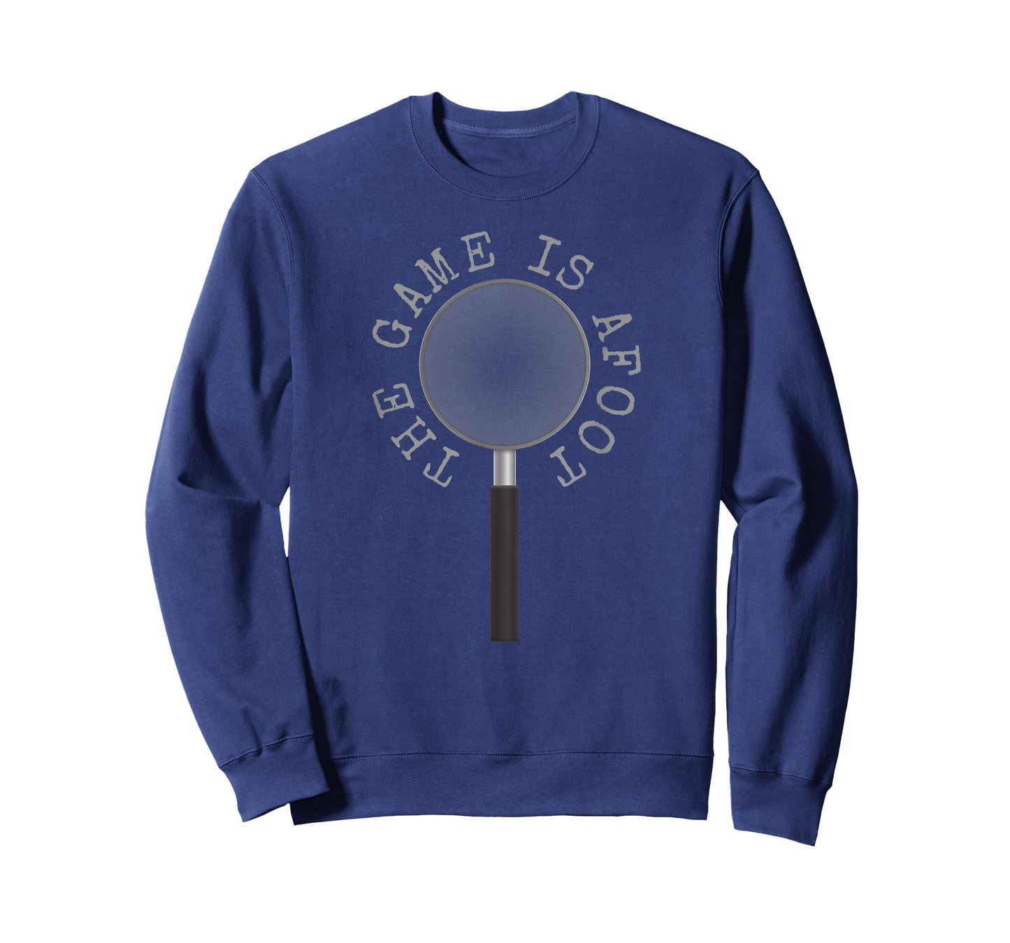 The Game Is Afoot Magnifying Glass - Novelty Sherlock Holmes T-Shirt