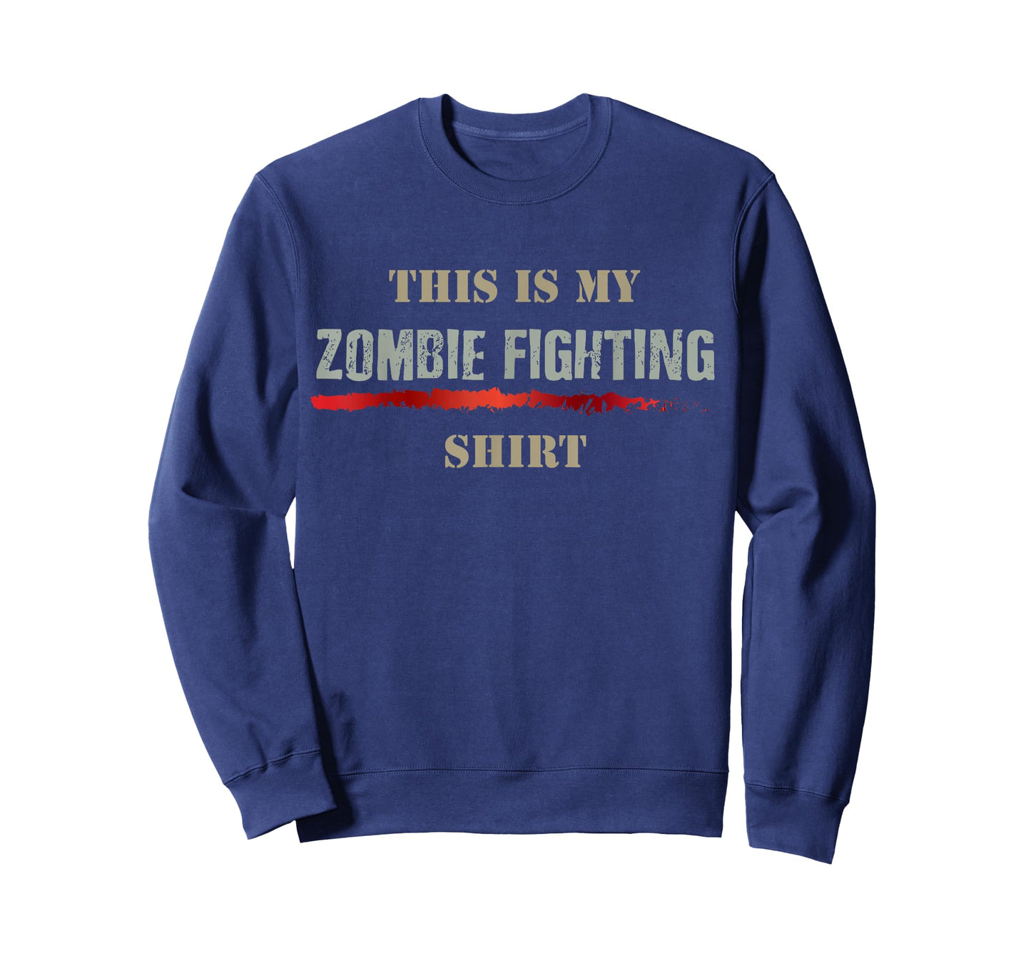This is My Zombie Fighting Graphic T-Shirt Halloween Costume