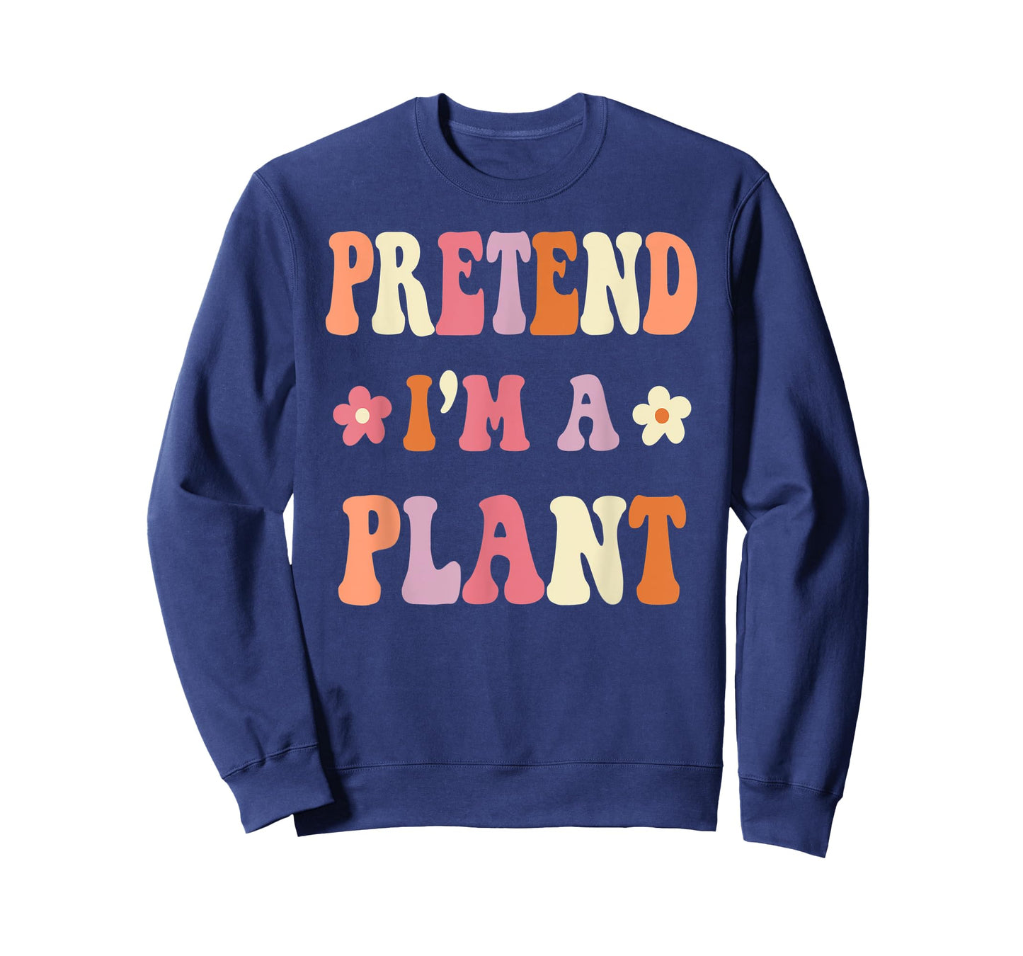 Retro Groovy Halloween Costume Shirts, Pretend I'm A PLANT T-Shirt