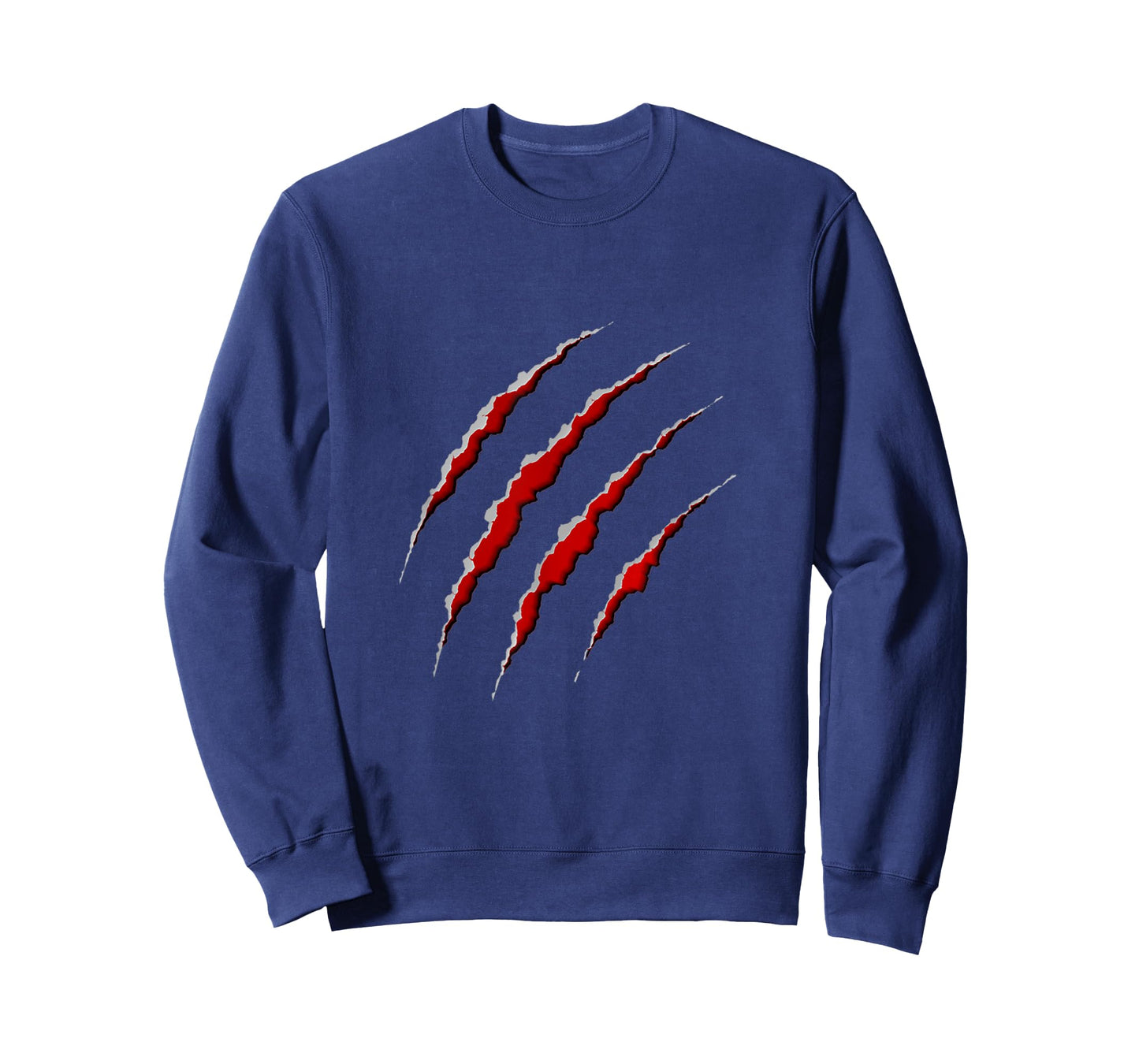 Clawed Scratches Wolf Tiger Lion Monster Claws Halloween T-Shirt