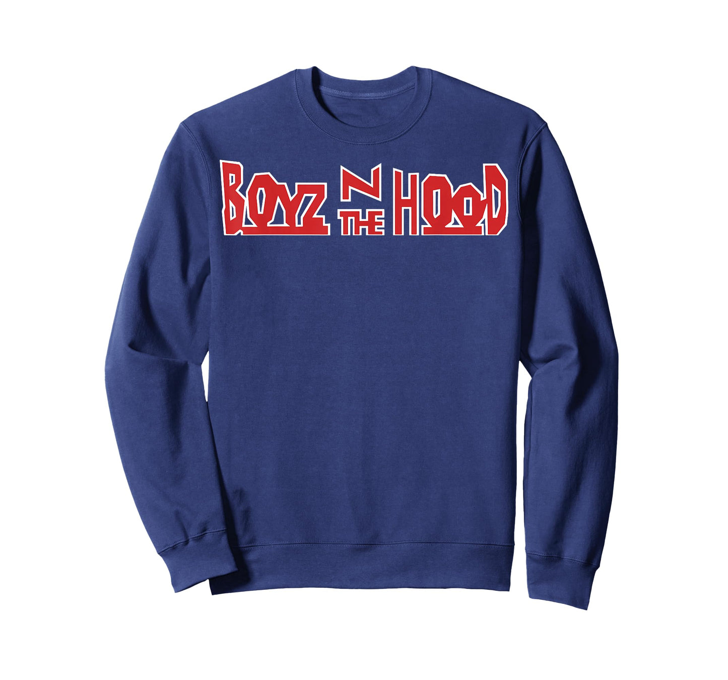 Boyz N The Hood Red Movie Logo White Outline T-Shirt Small
