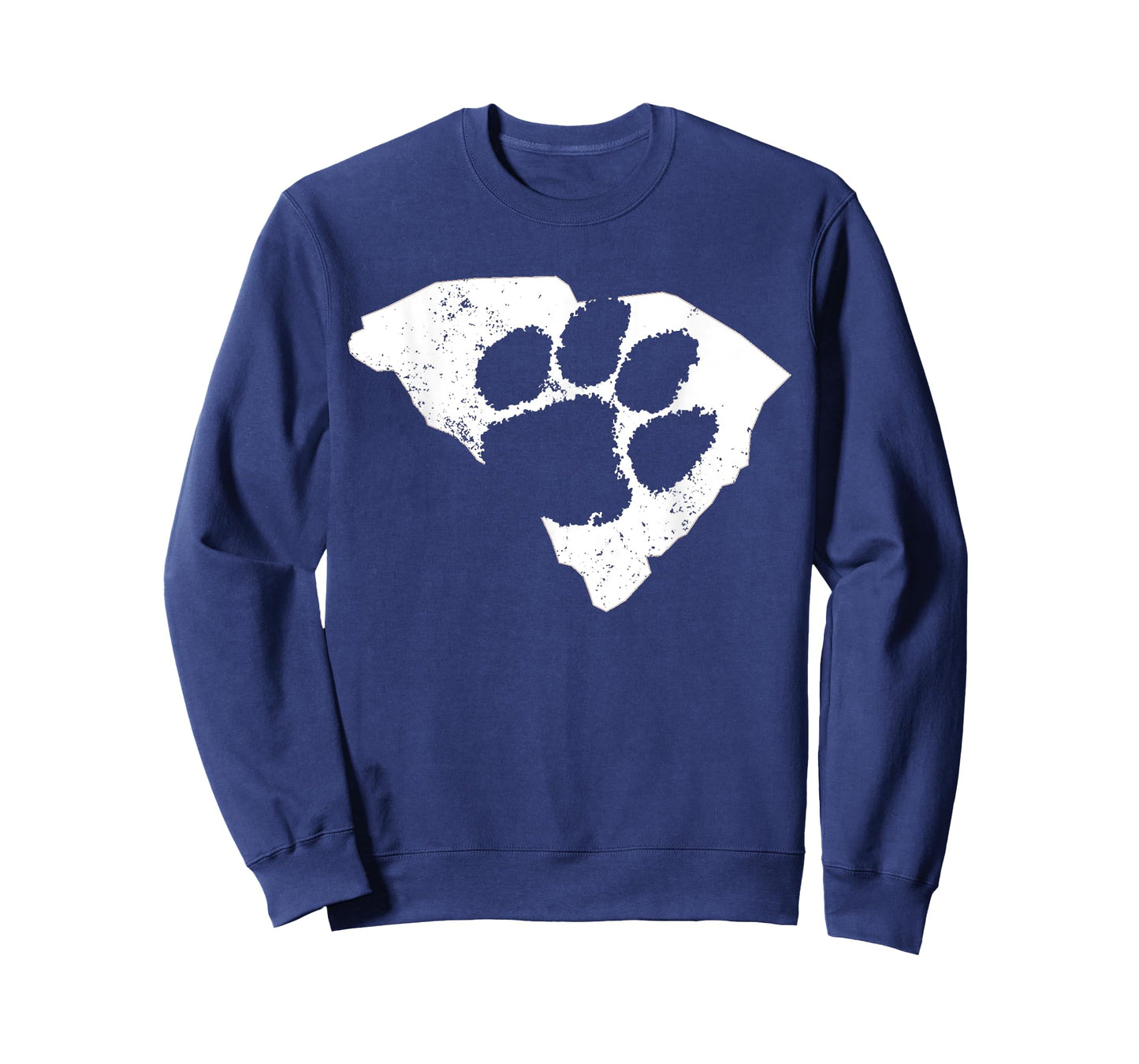 SOUTH CAROLINA SC T-SHIRT WITH PAW PRINT DISTRESSED T-Shirt