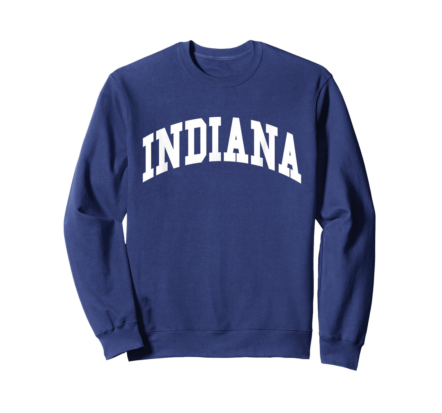 Graphic Crew Inc. INDIANA - Throwback Design - Classic T-Shirt, Small, Red