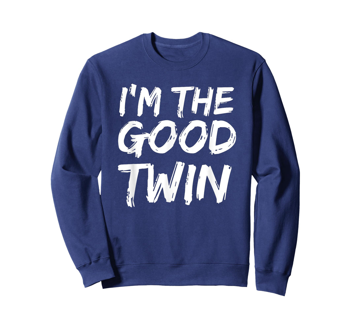 I'm The Good Twin Funny Halloween Siblings Matching Outfits T-Shirt