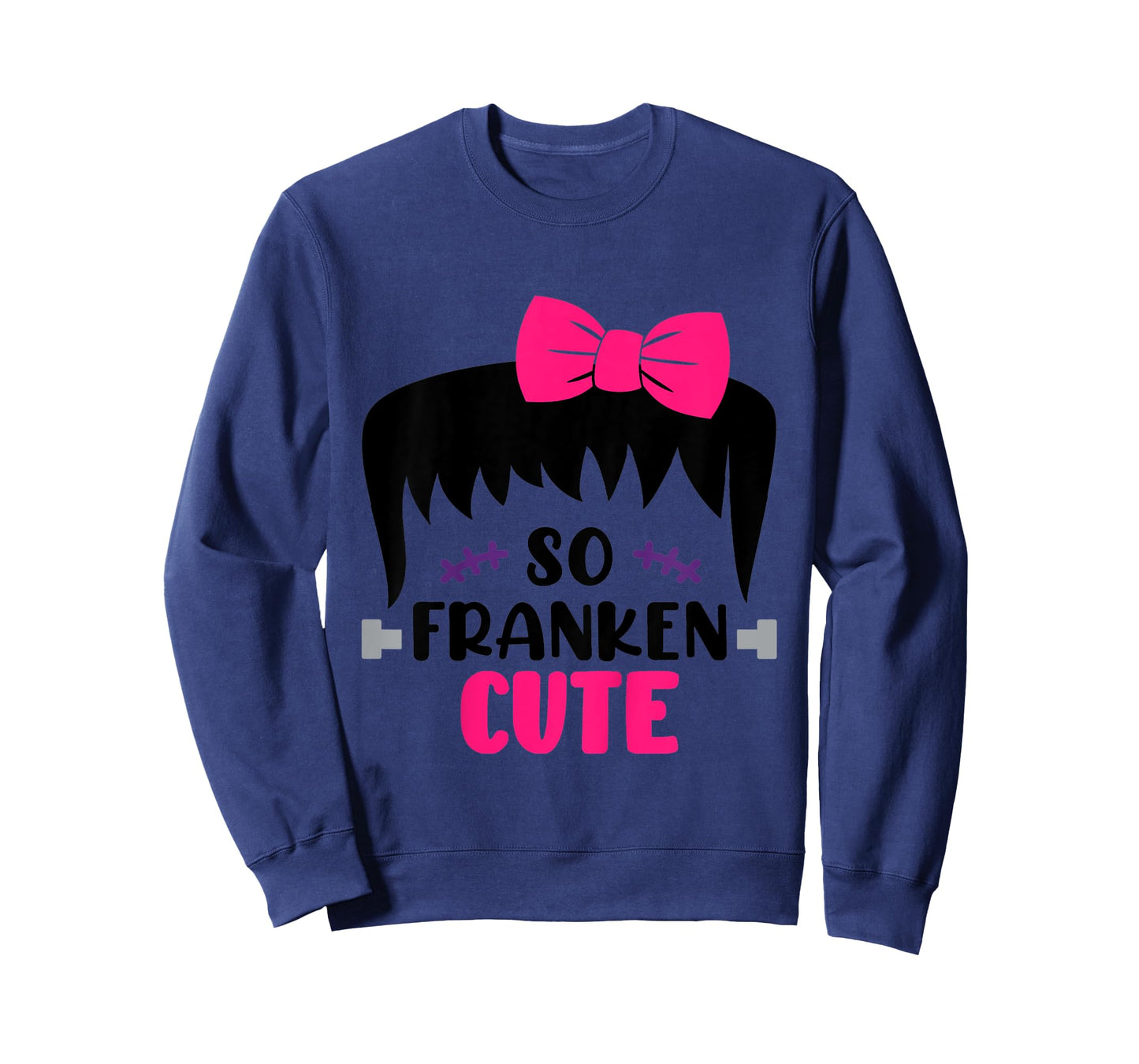 Kids So Franken Cute Toddler Girl Halloween Costume Scary Funny T-Shirt