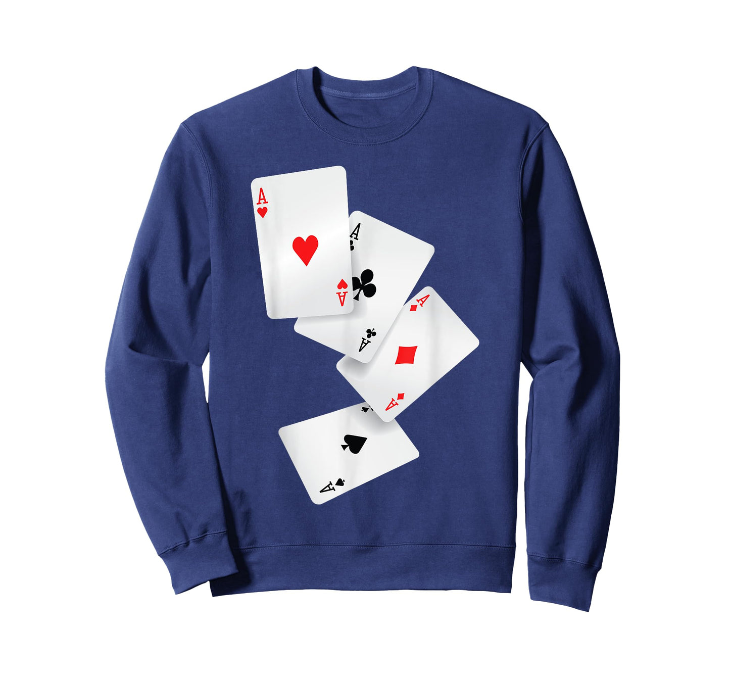 Four Aces Poker Pro Lucky Player Winner Costume Hand Gifts T-Shirt