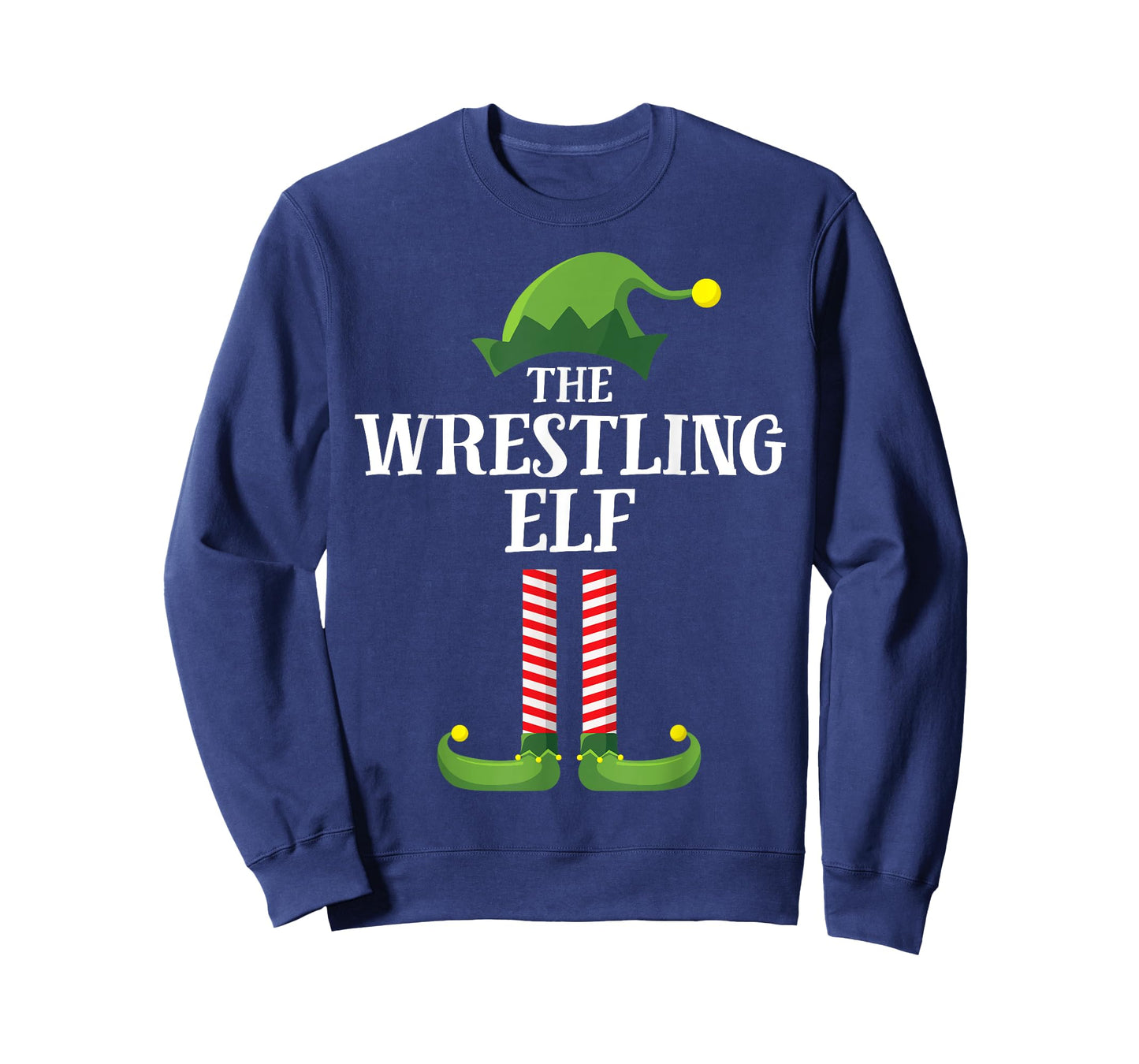 Wrestling Elf Matching Family Group Christmas Party Pyjamas T-Shirt