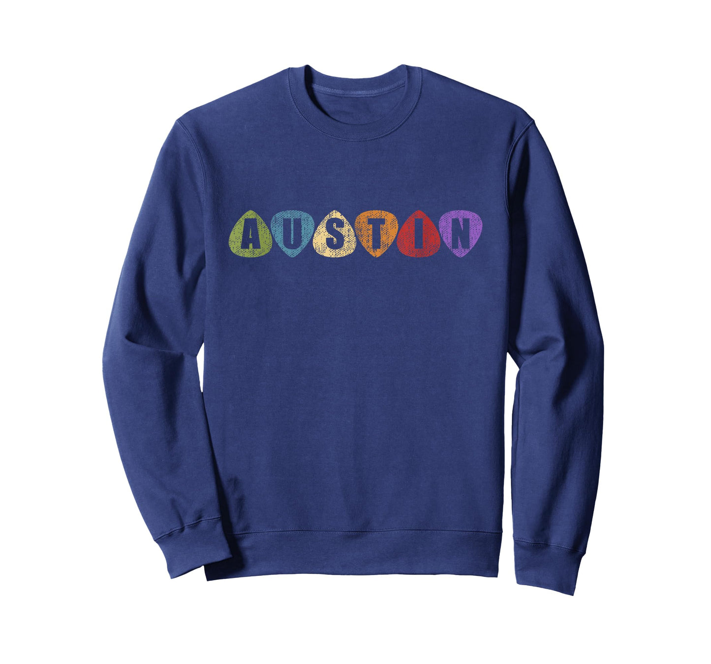 Austin Texas Music Guitar Picks Men Women TX T-Shirt