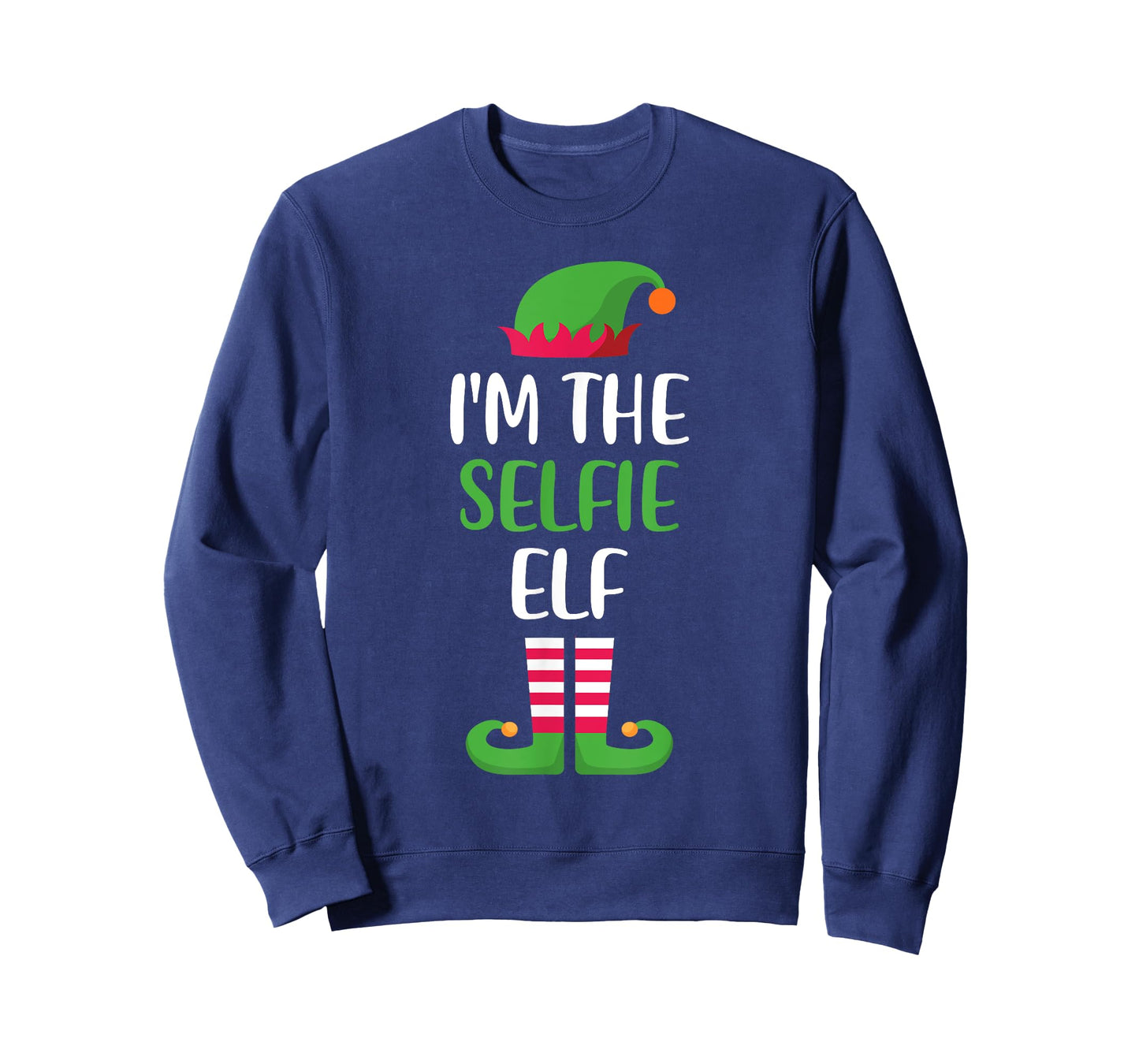The Selfie Elf Family Matching Christmas Group Funny Xmas T-Shirt